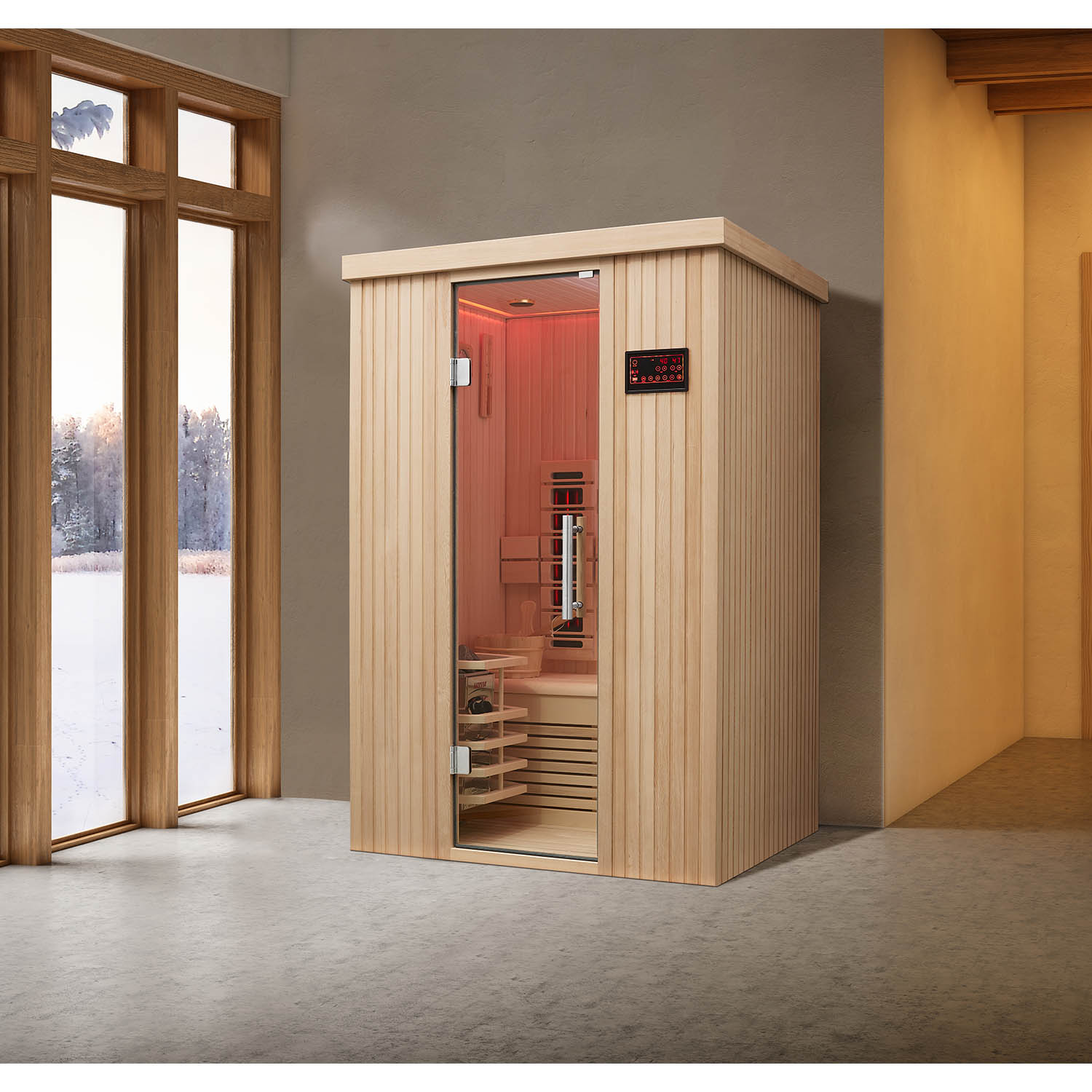 small luxury couples sauna room WS-1815