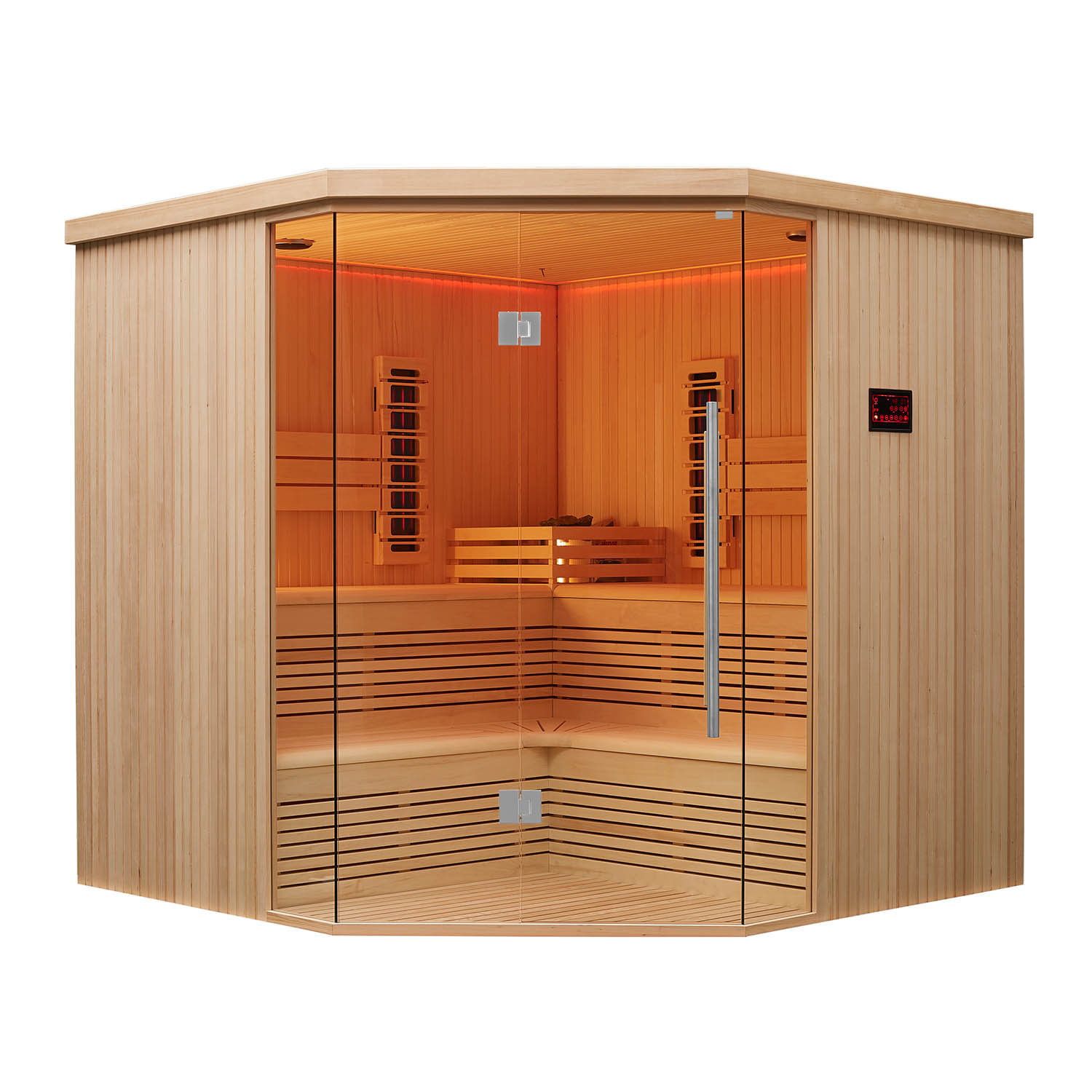 living room coed wooden sauna room WS-1813