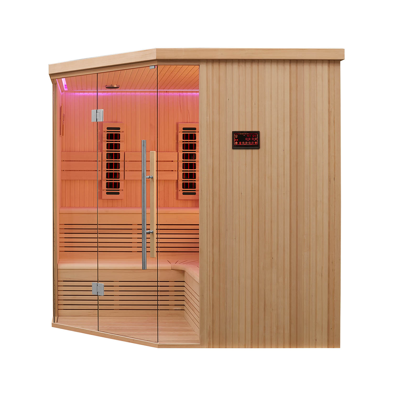living room coed wooden sauna room WS-1813
