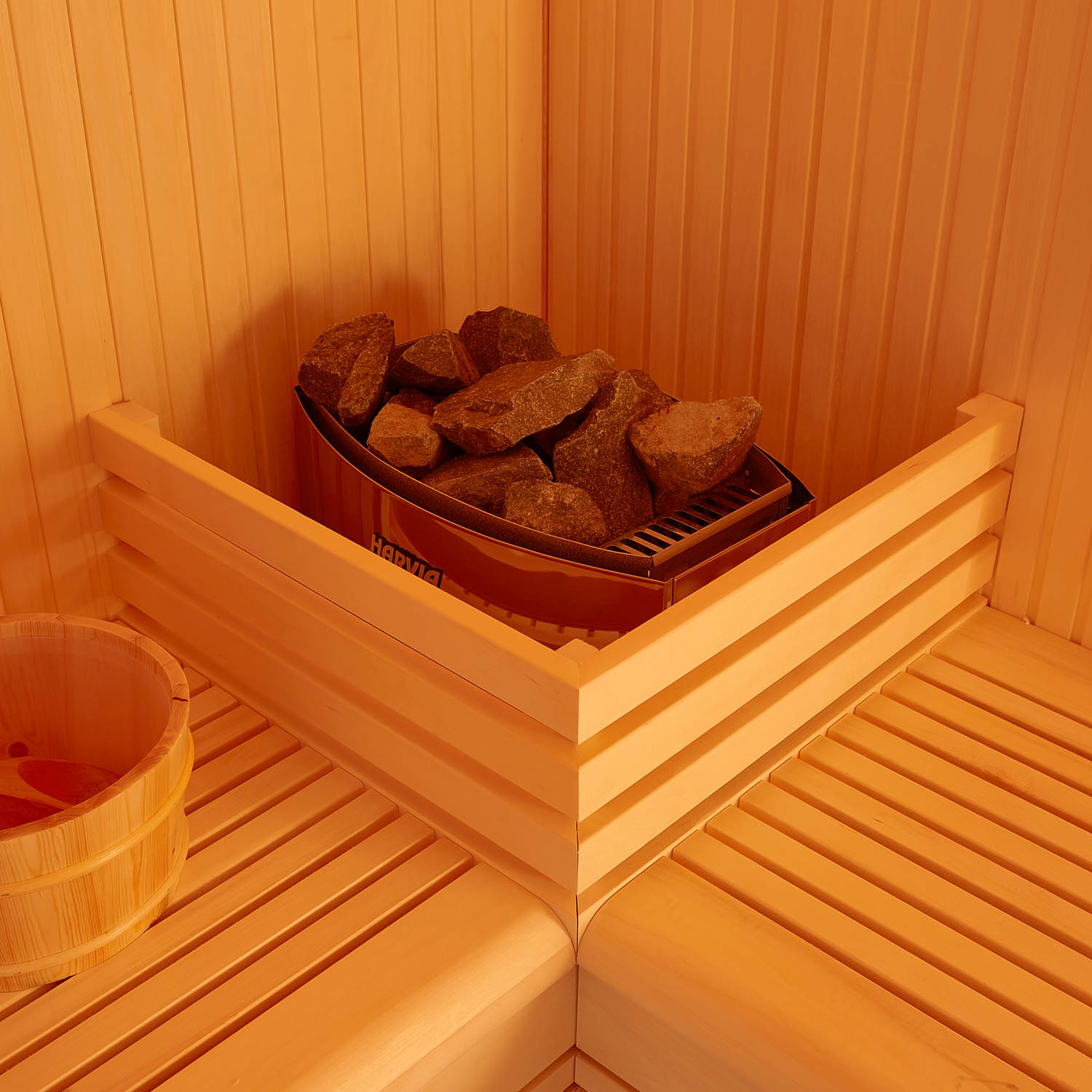 living room coed wooden sauna room WS-1813