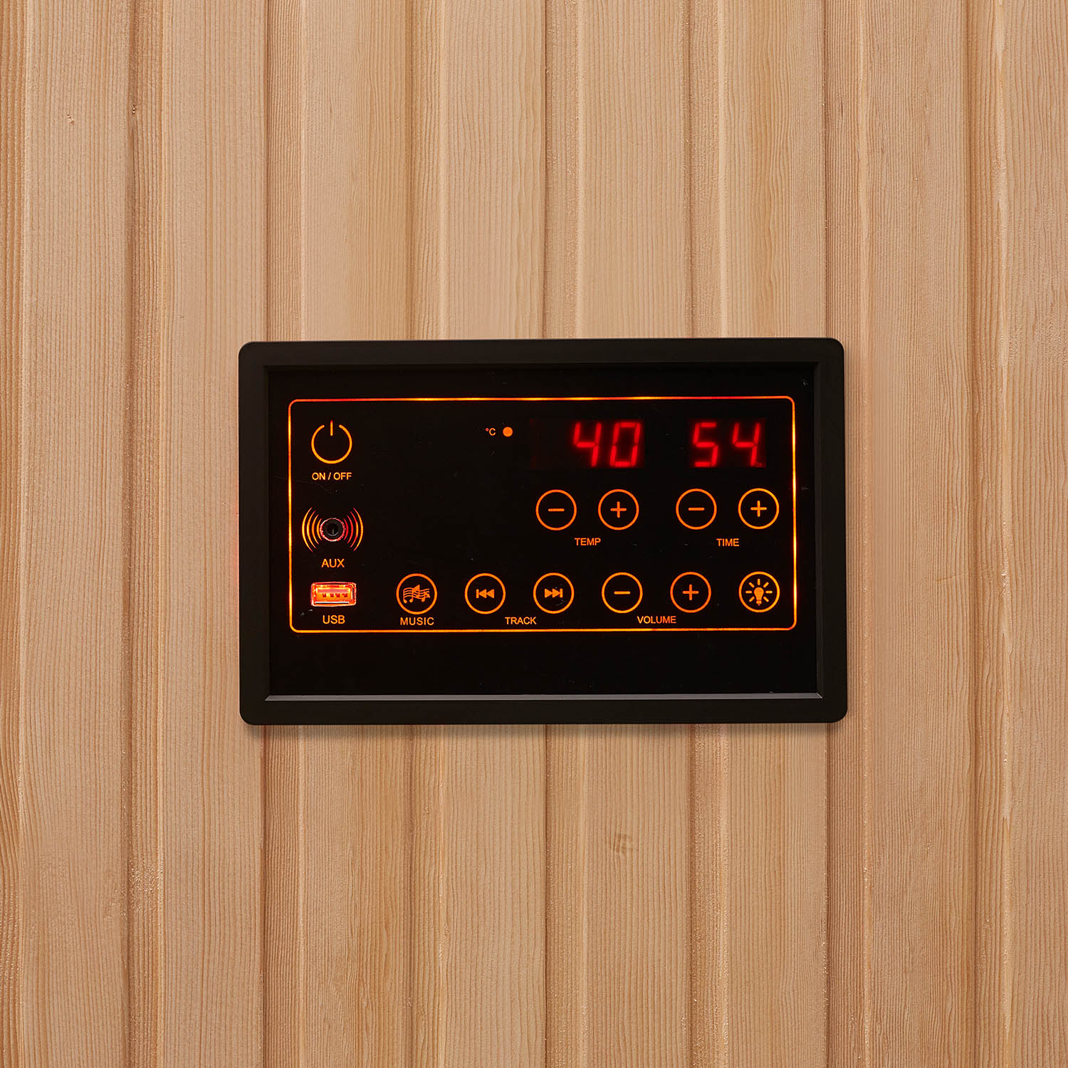 living room coed wooden sauna room WS-1813