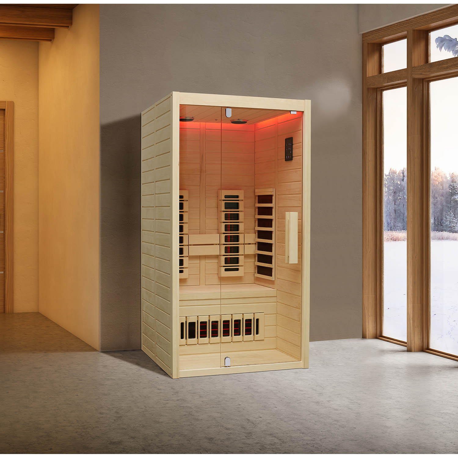 luxury home coed steam sauna rooms WS-1809