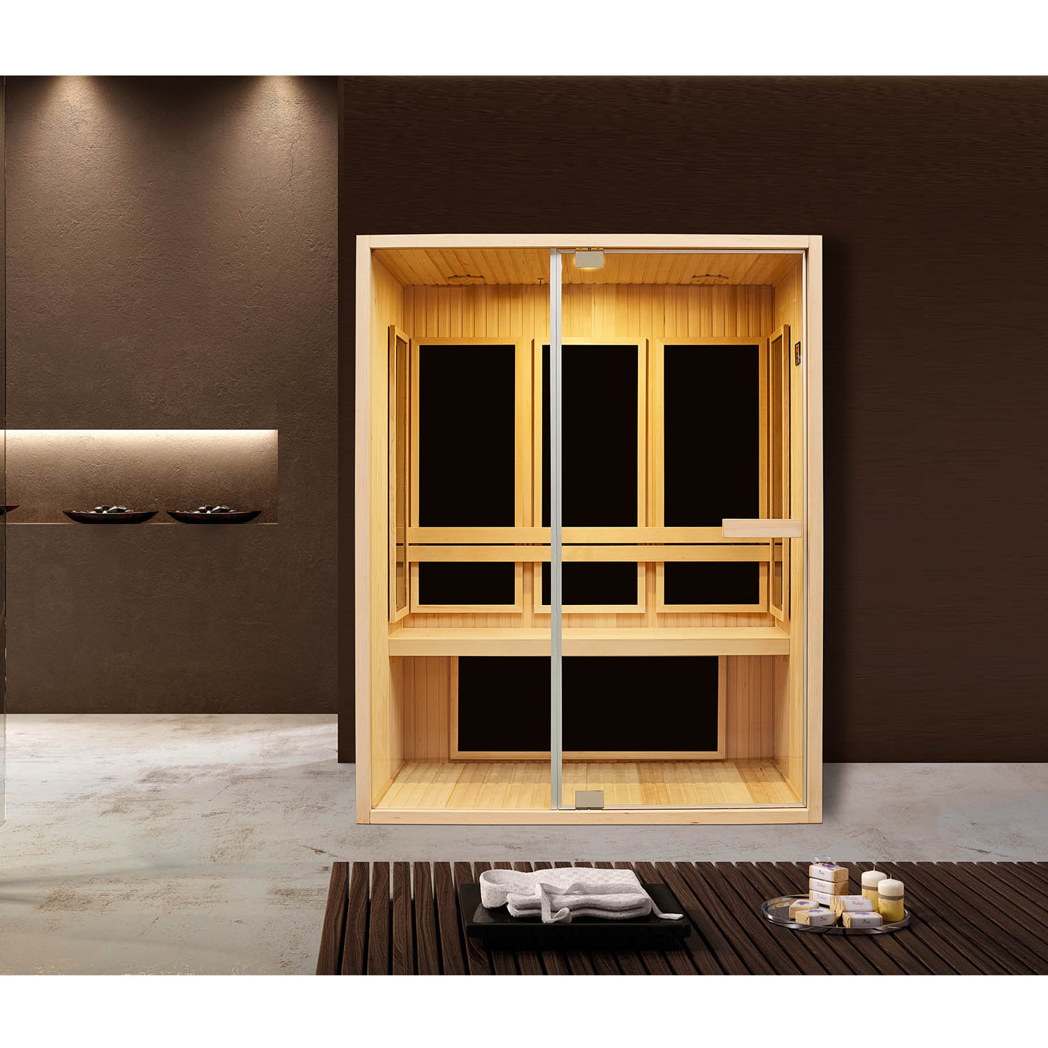 luxury infrared sauna in living room WS-1807