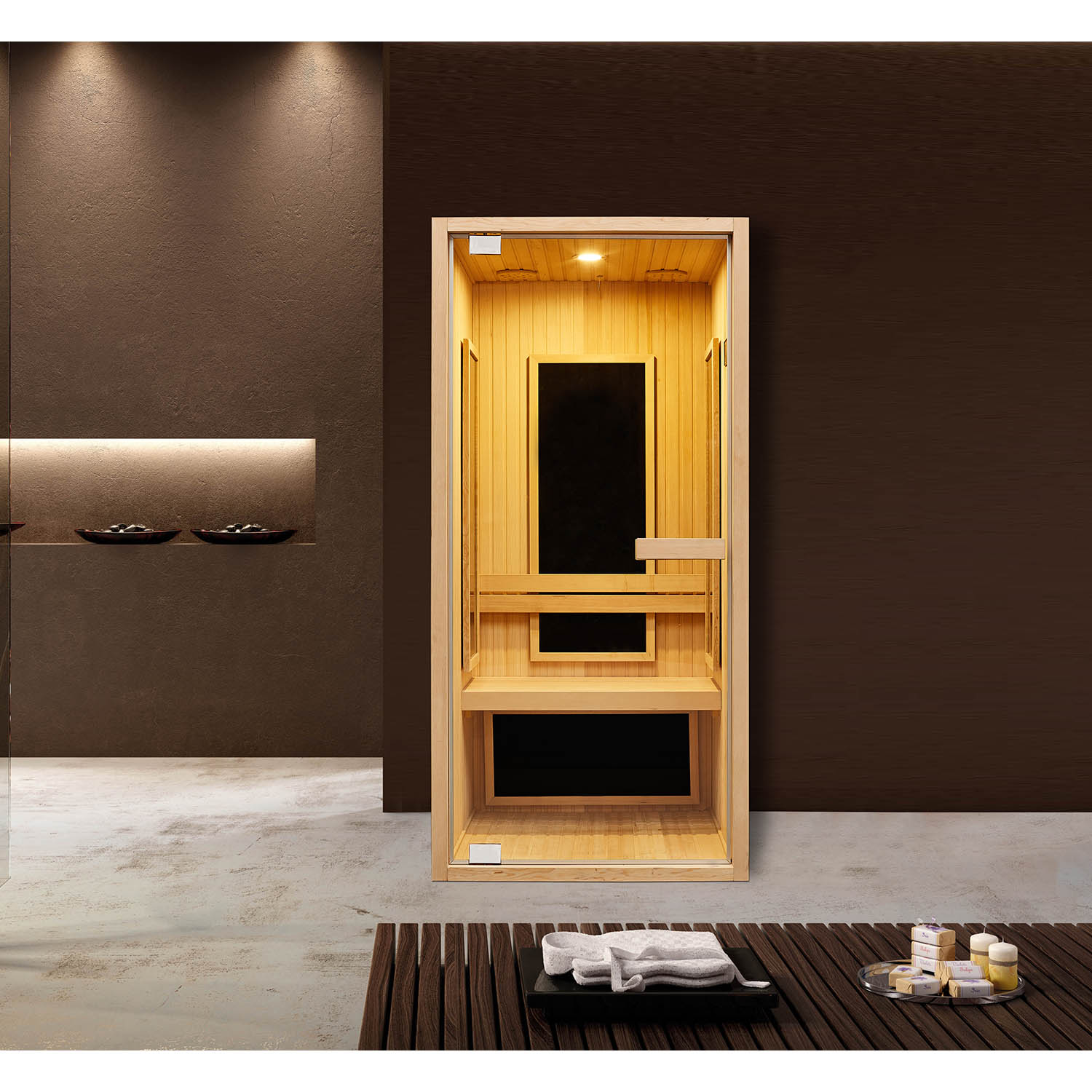 luxury infrared sauna in living room WS-1807