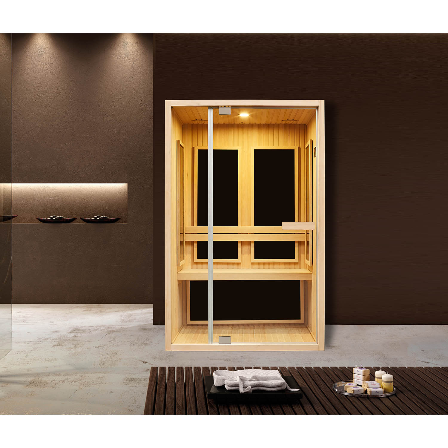 luxury infrared sauna in living room WS-1807