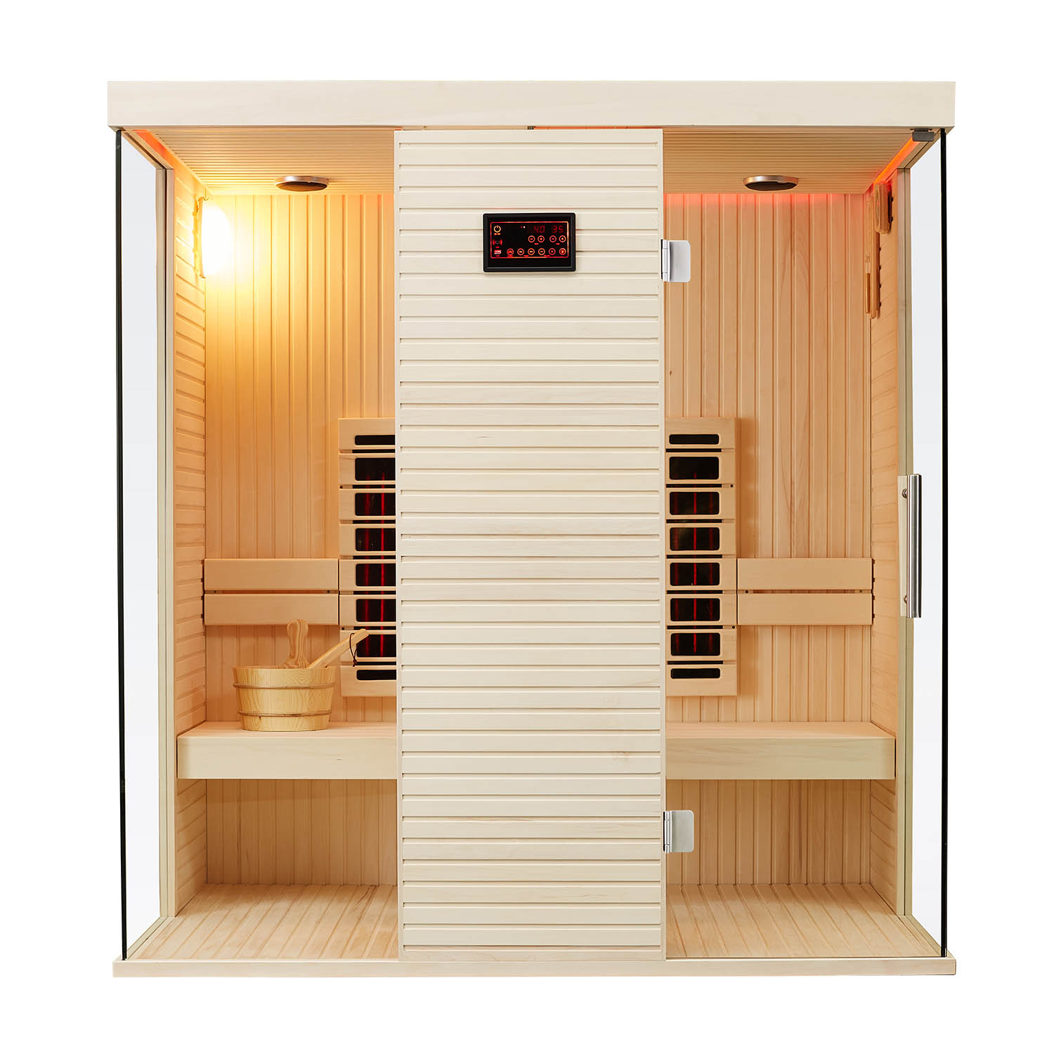 standalone wooden indoor sauna room WS-1806