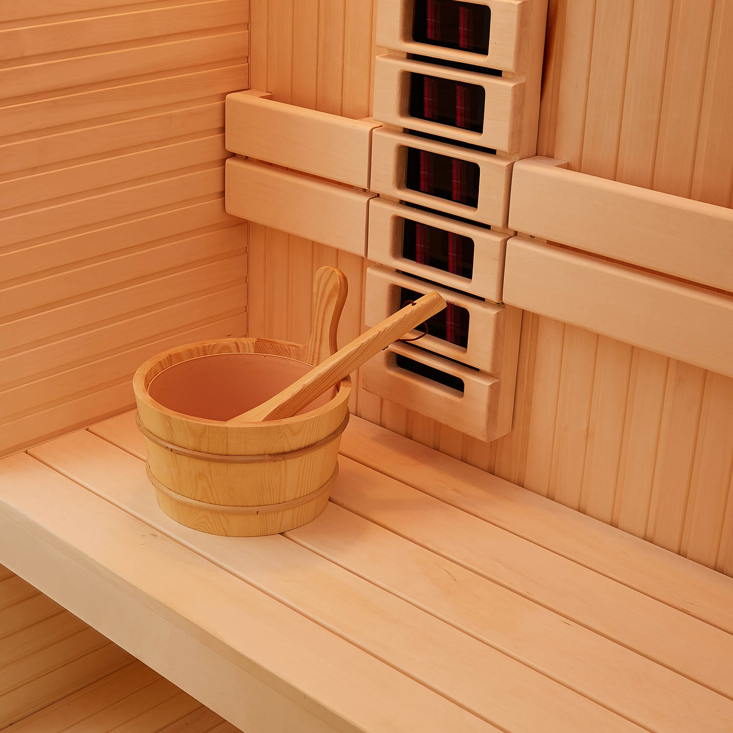 standalone wooden indoor sauna room WS-1806