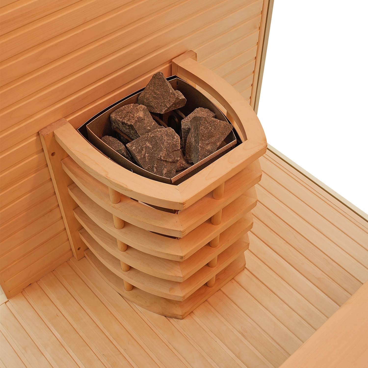 standalone wooden indoor sauna room WS-1806