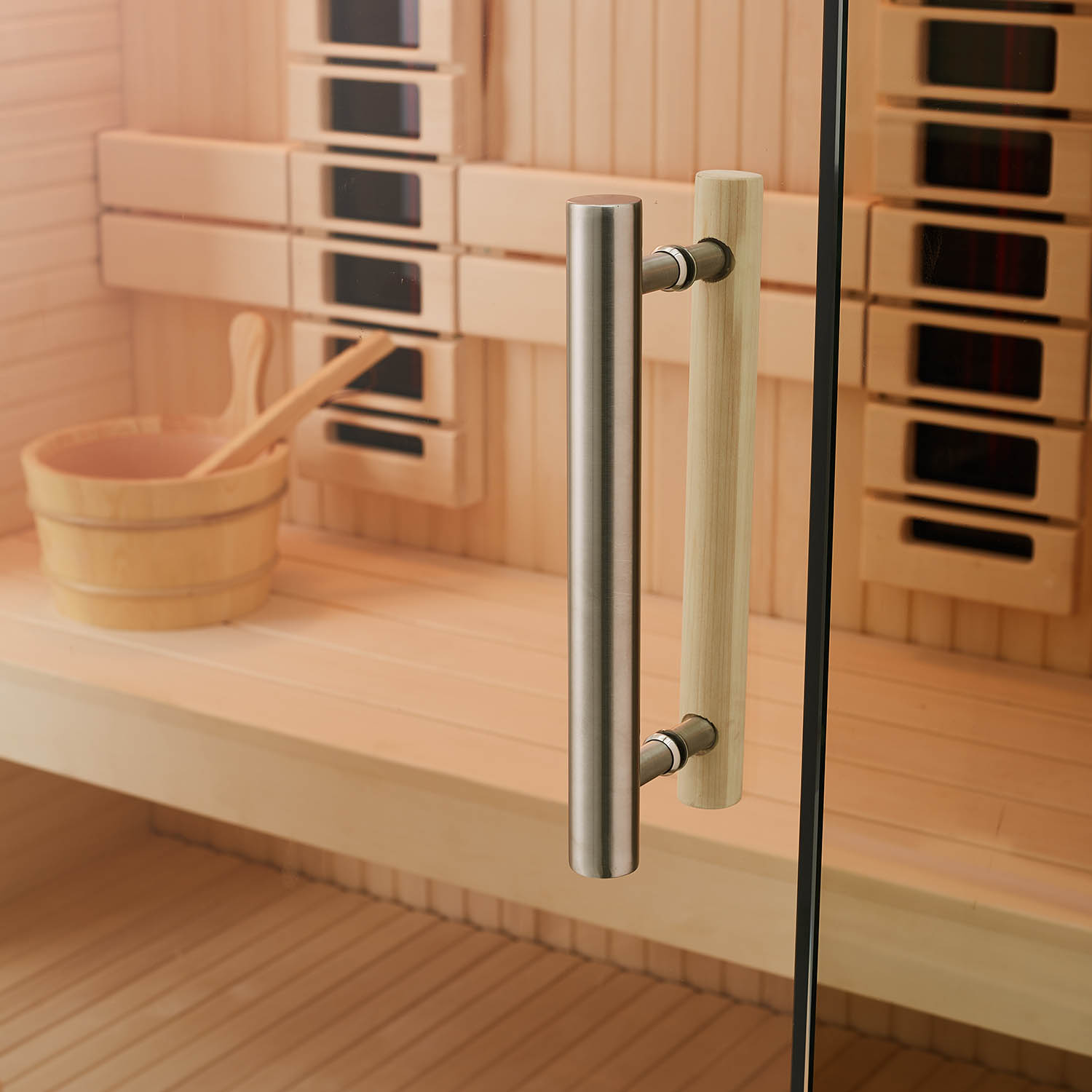 standalone wooden indoor sauna room WS-1806