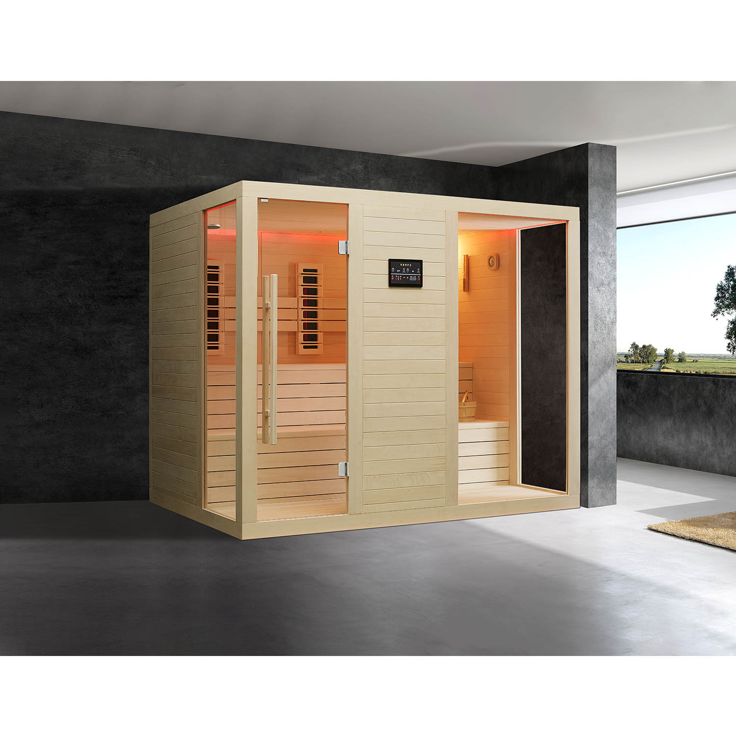 individual sauna in living room WS-1805