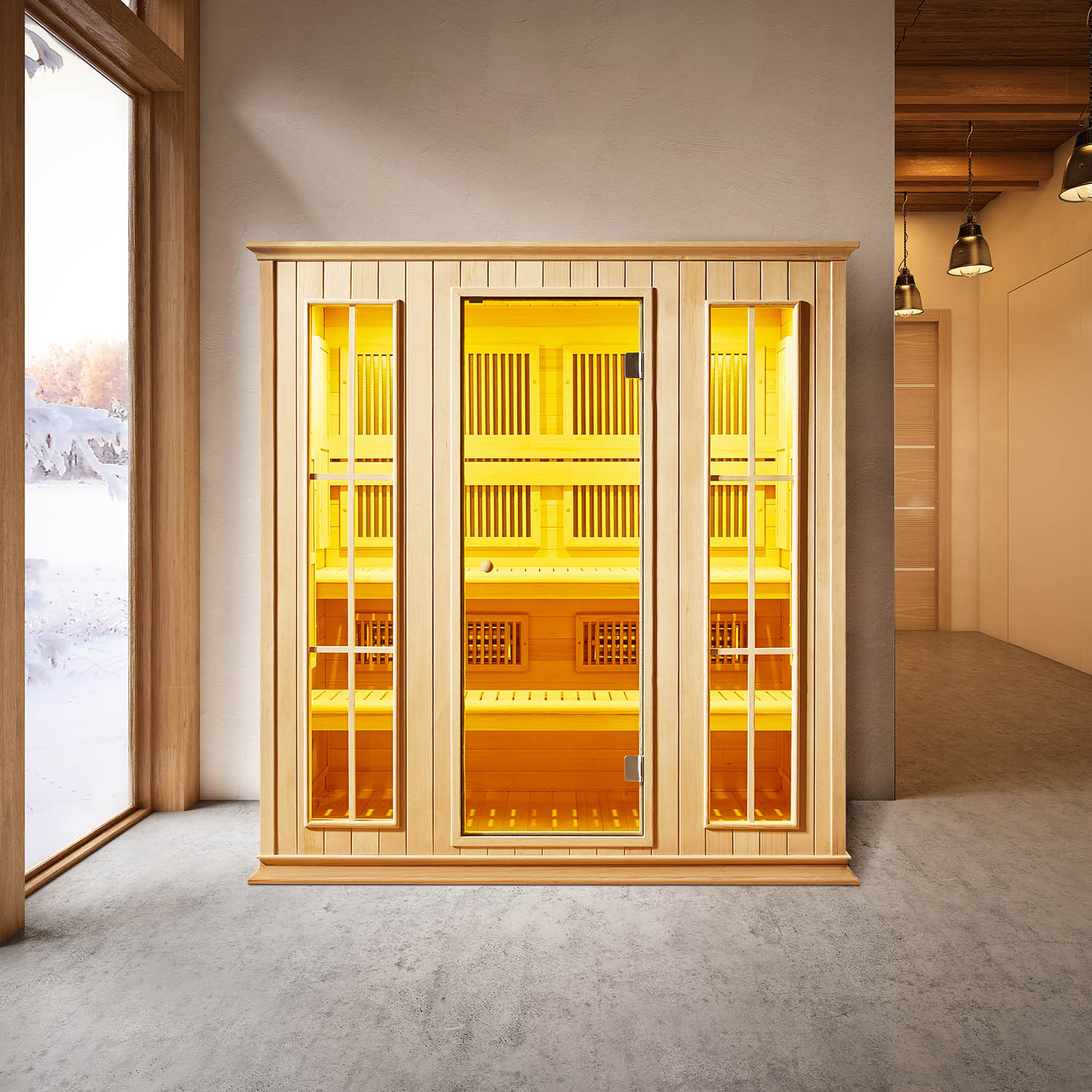 infrared sauna heat room for home use WS-1704SR