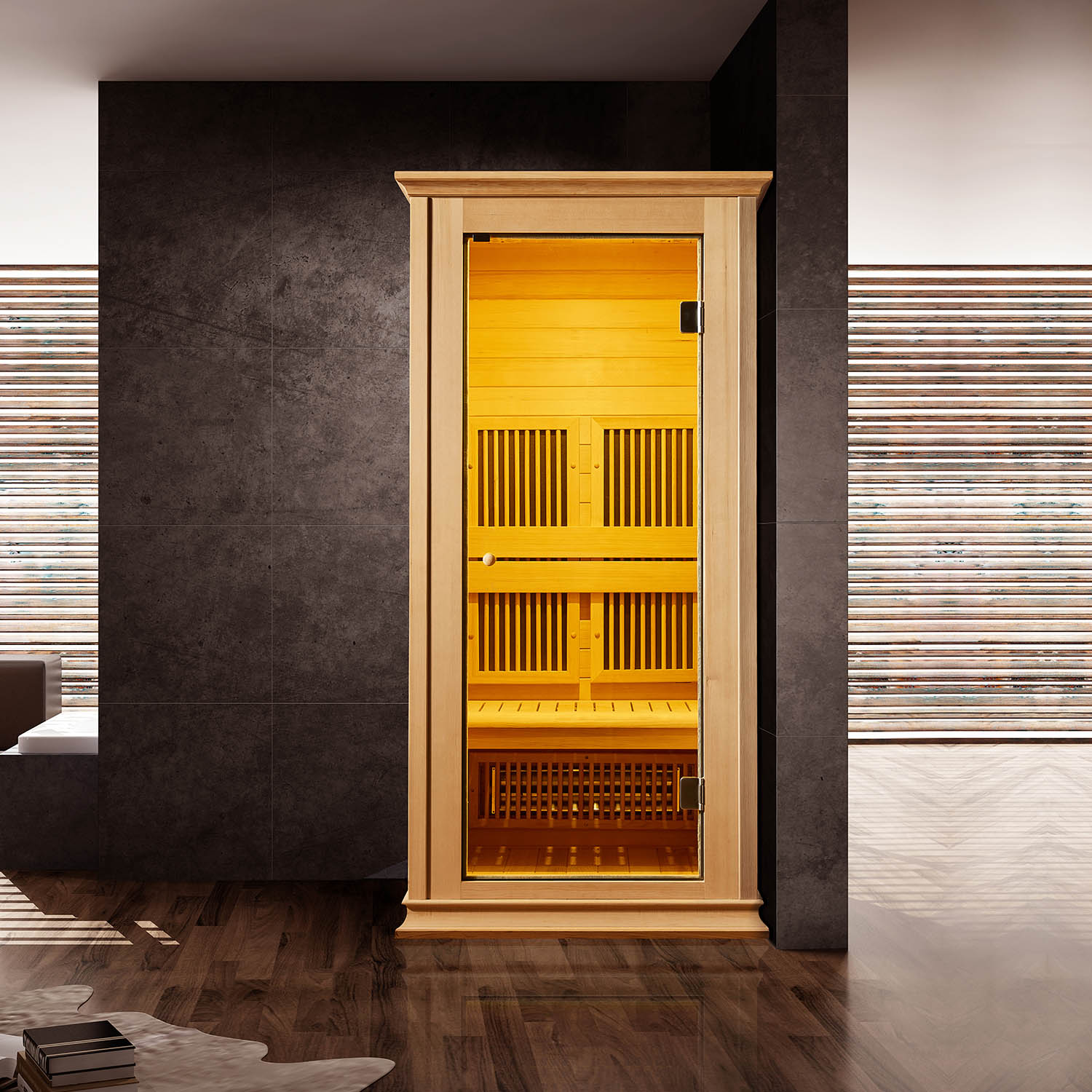residential indoor dry steam sauna WS-1701SR