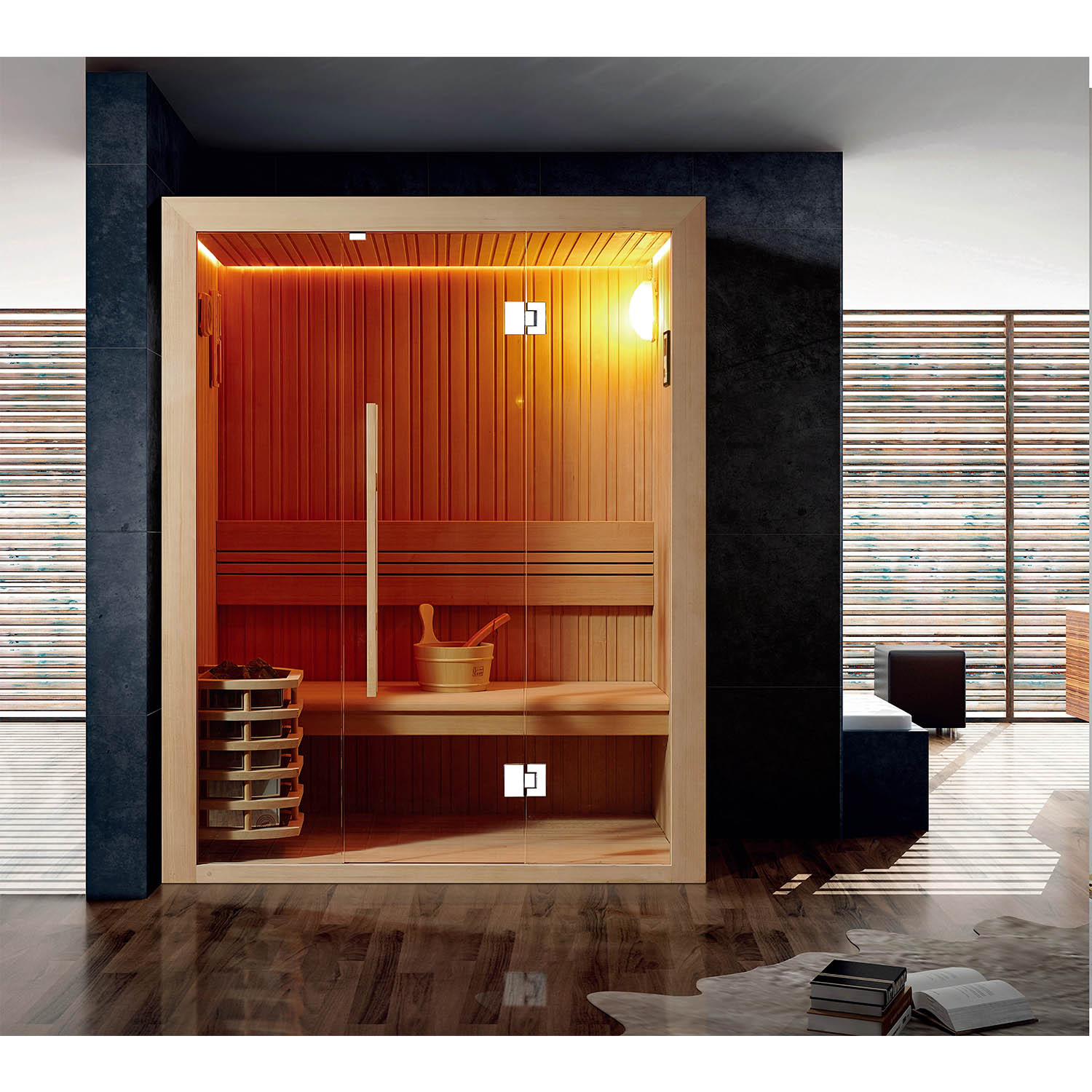 residential steam dry sauna room WS-1505