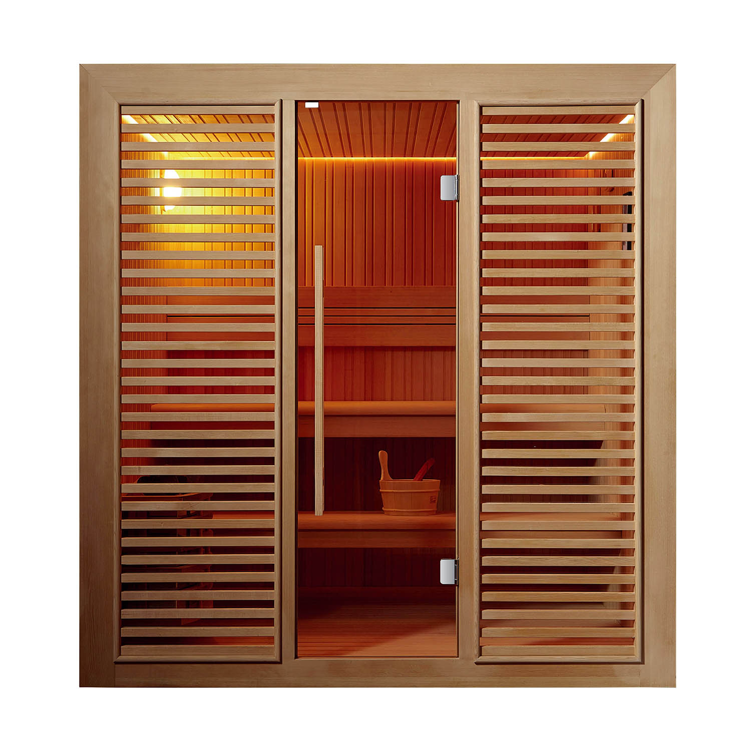 in home wooden sauna steam room WS-1504