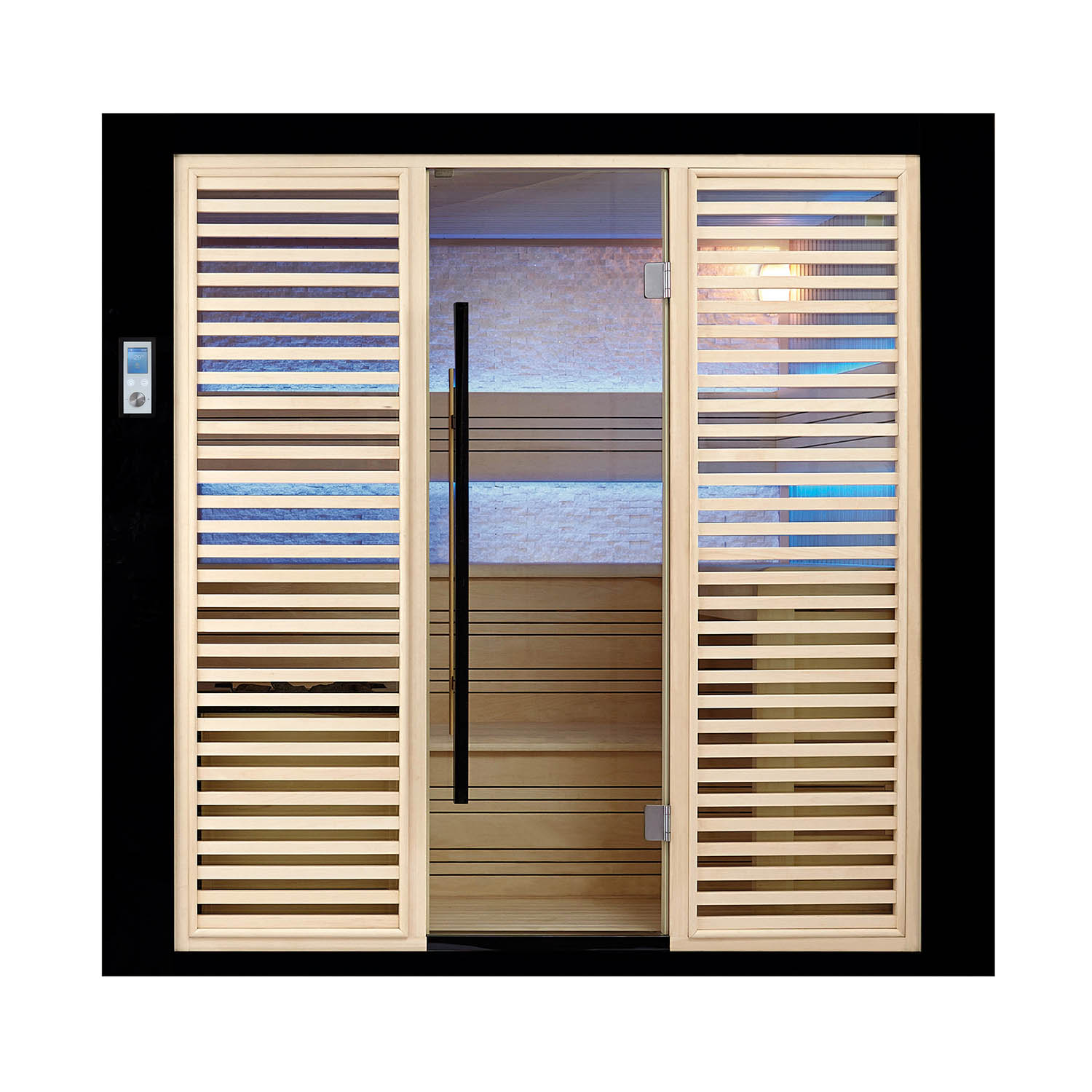 wooden dry sauna room in living room WS-1402