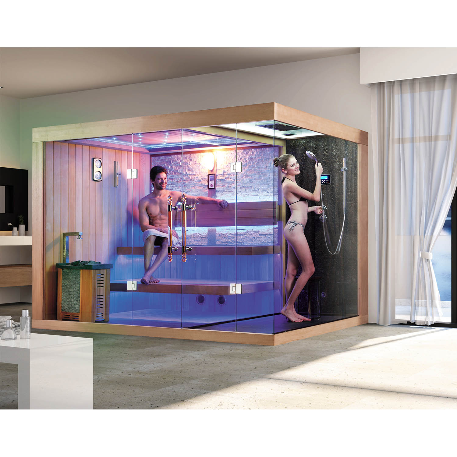 personal sauna room in house WS-1388