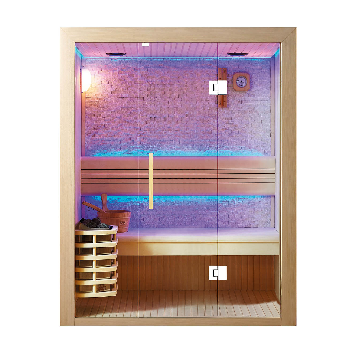glass sauna room in home WS-1411
