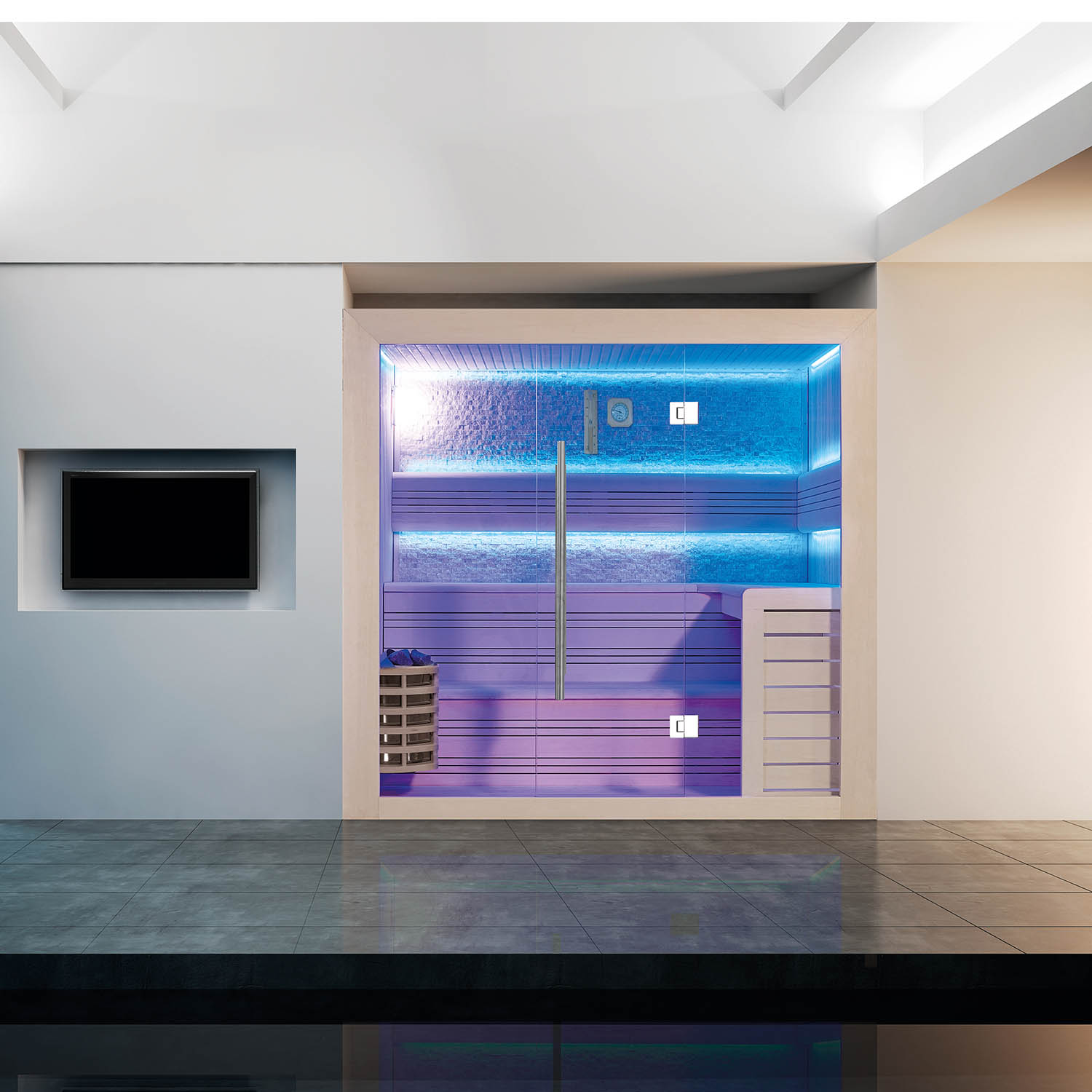 luxury residential sauna steam room WS-1406
