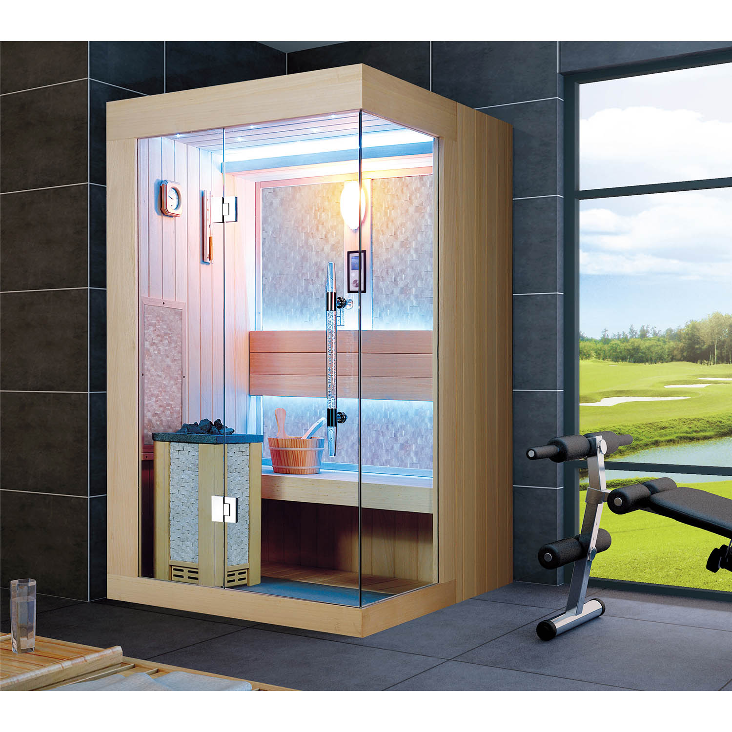 bathroom personal sauna and steam room WS-1252C
