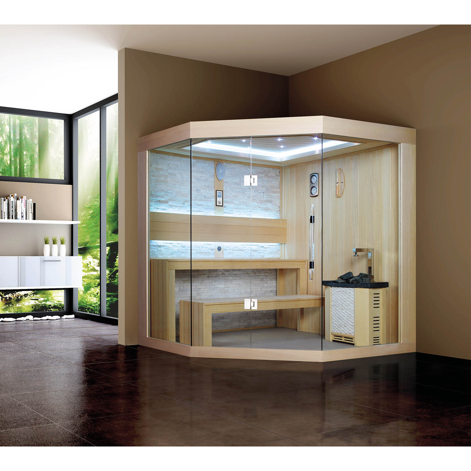 luxury sauna room in home WS-1251