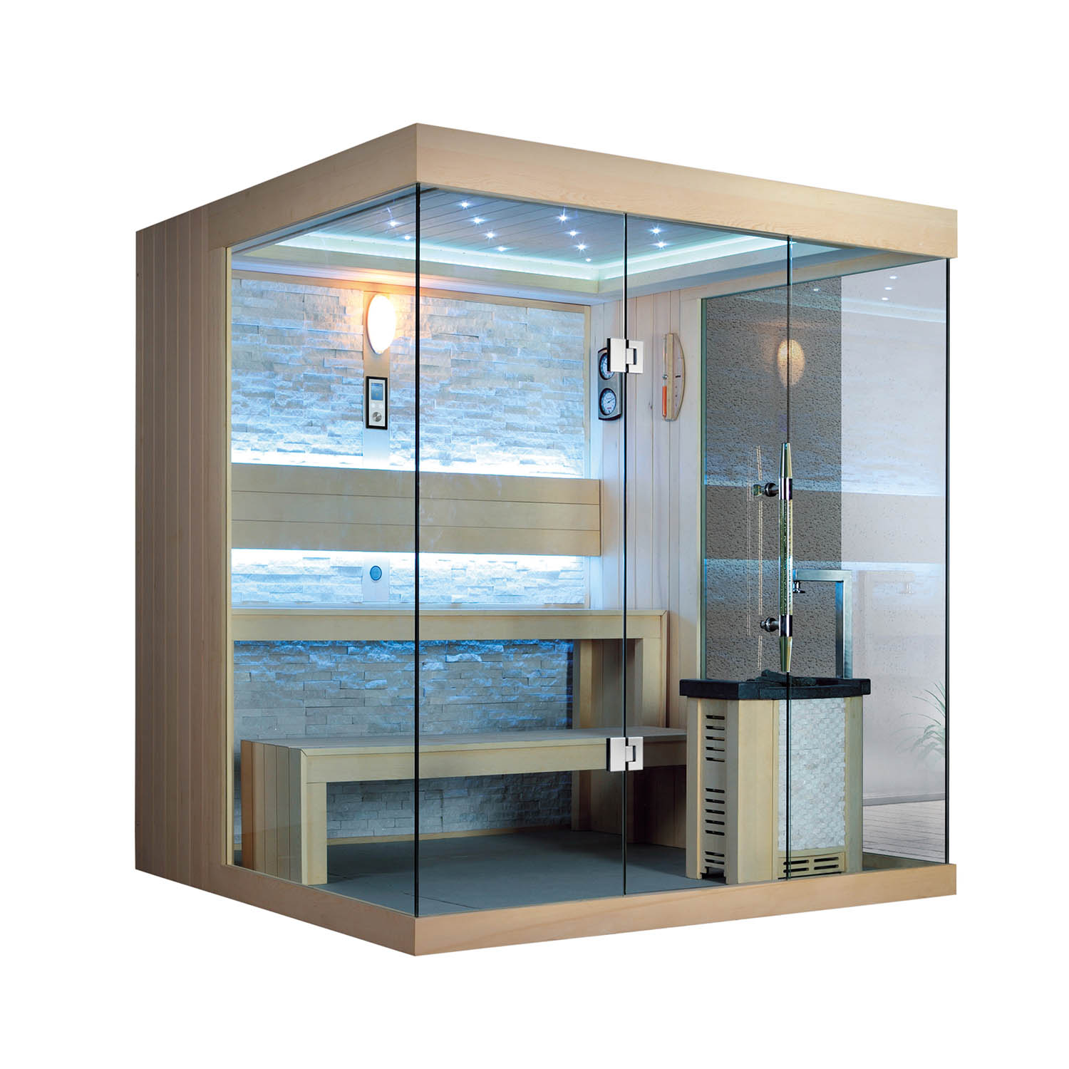 computer wooden sauna room WS-1250