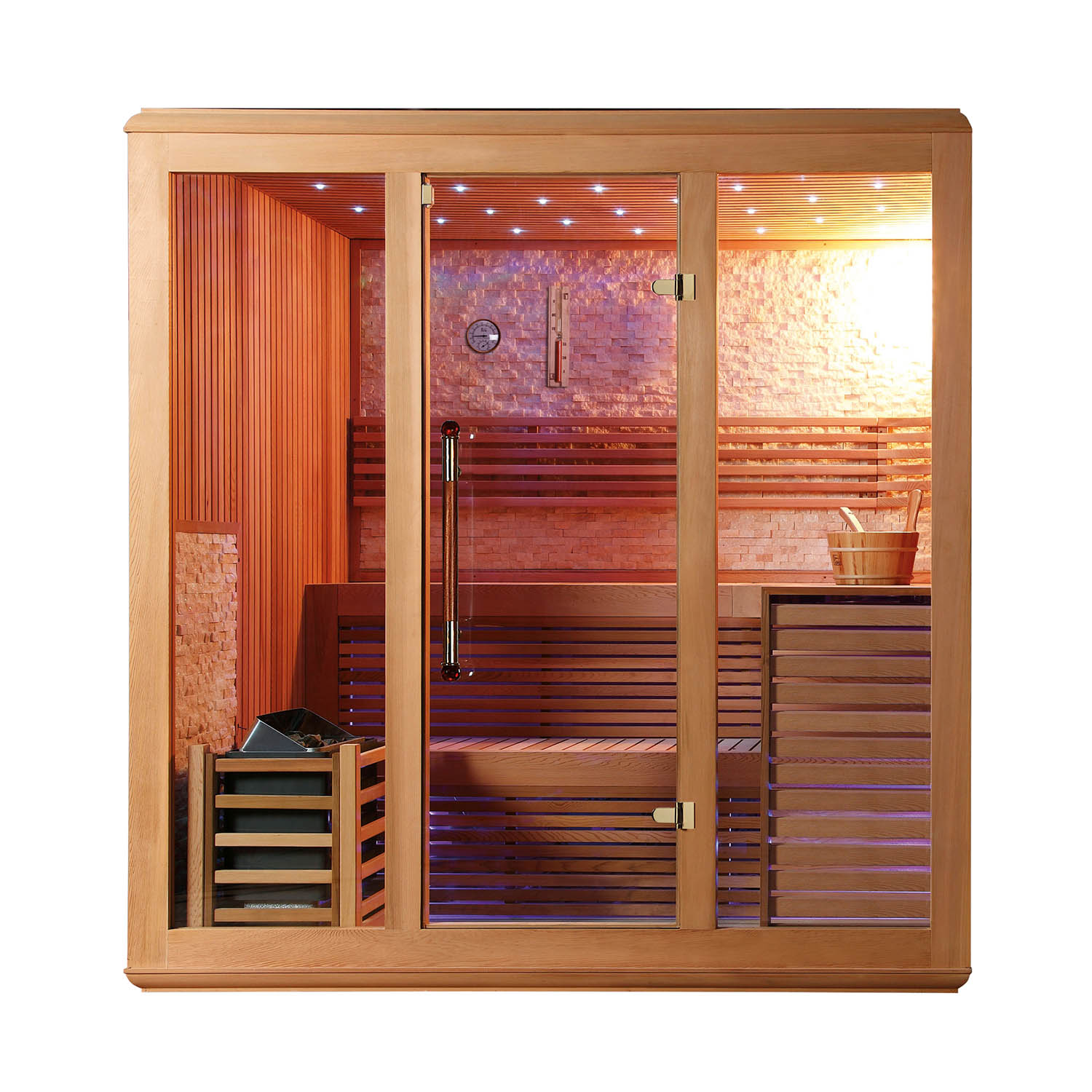 wooden steam sauna at home WS-1222