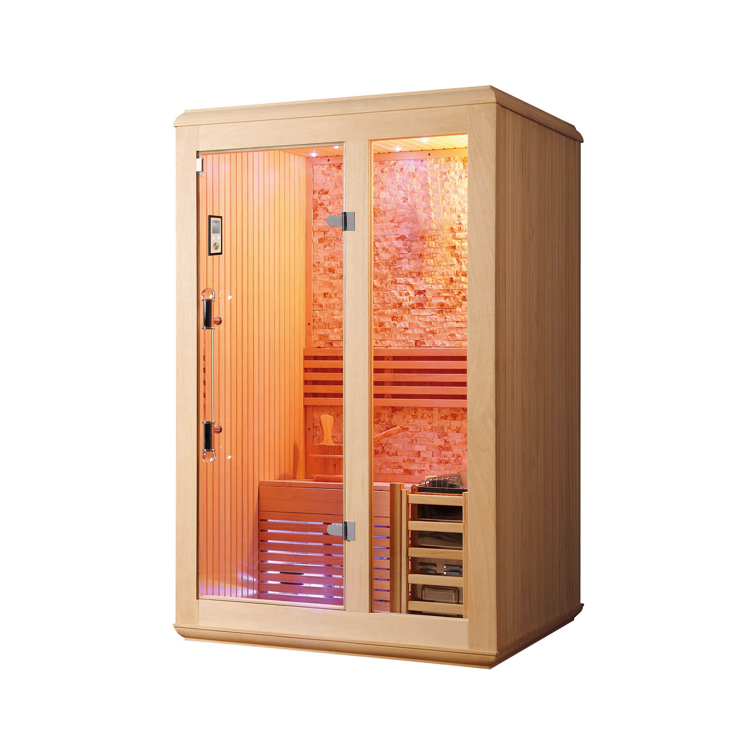 small wooden indoor sauna room WS-1218