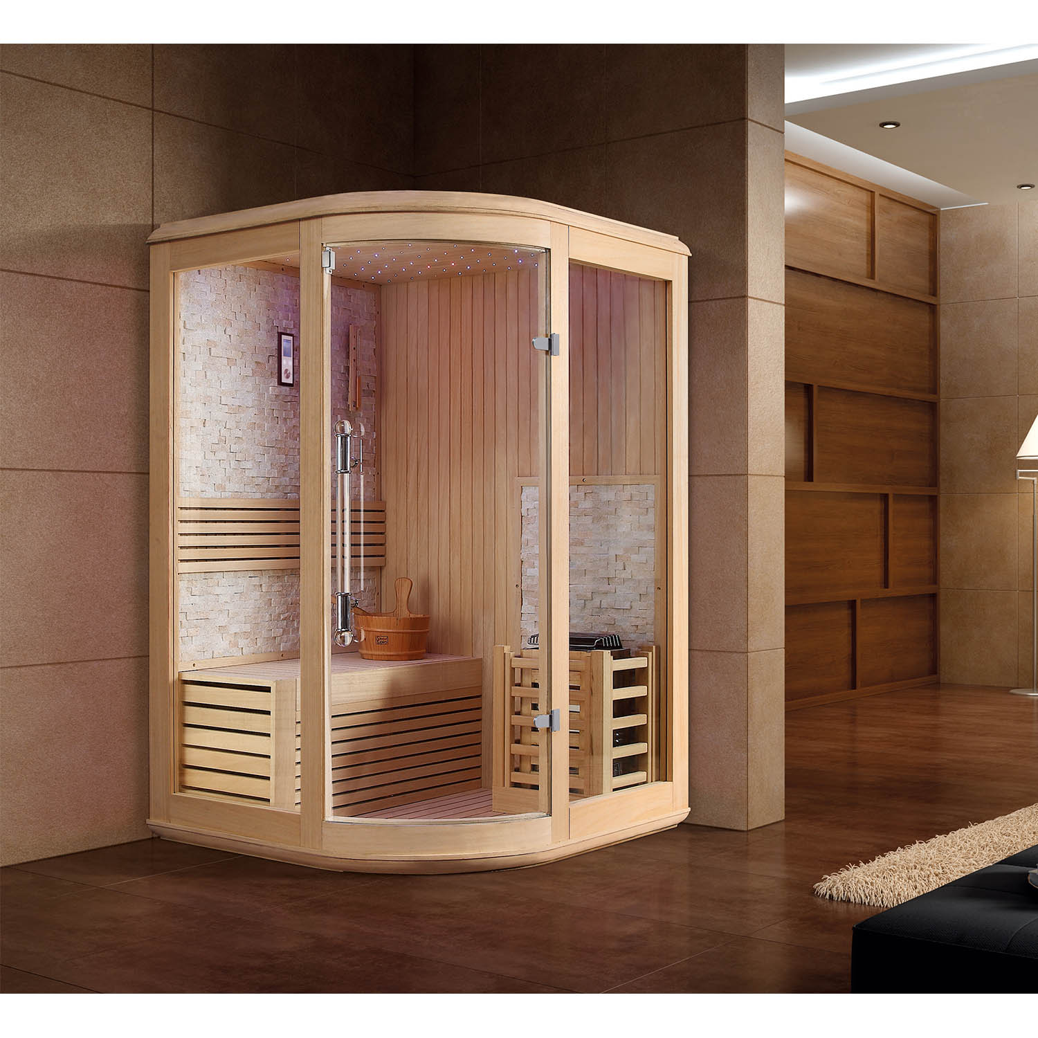 dry steam room sauna in living room WS-1210