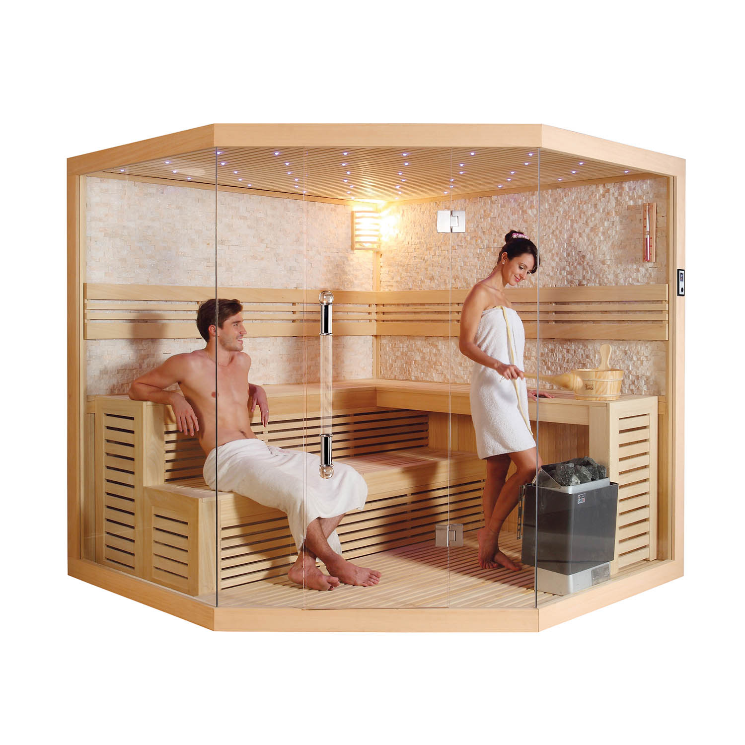 wooden residential steam sauna room WS-1101