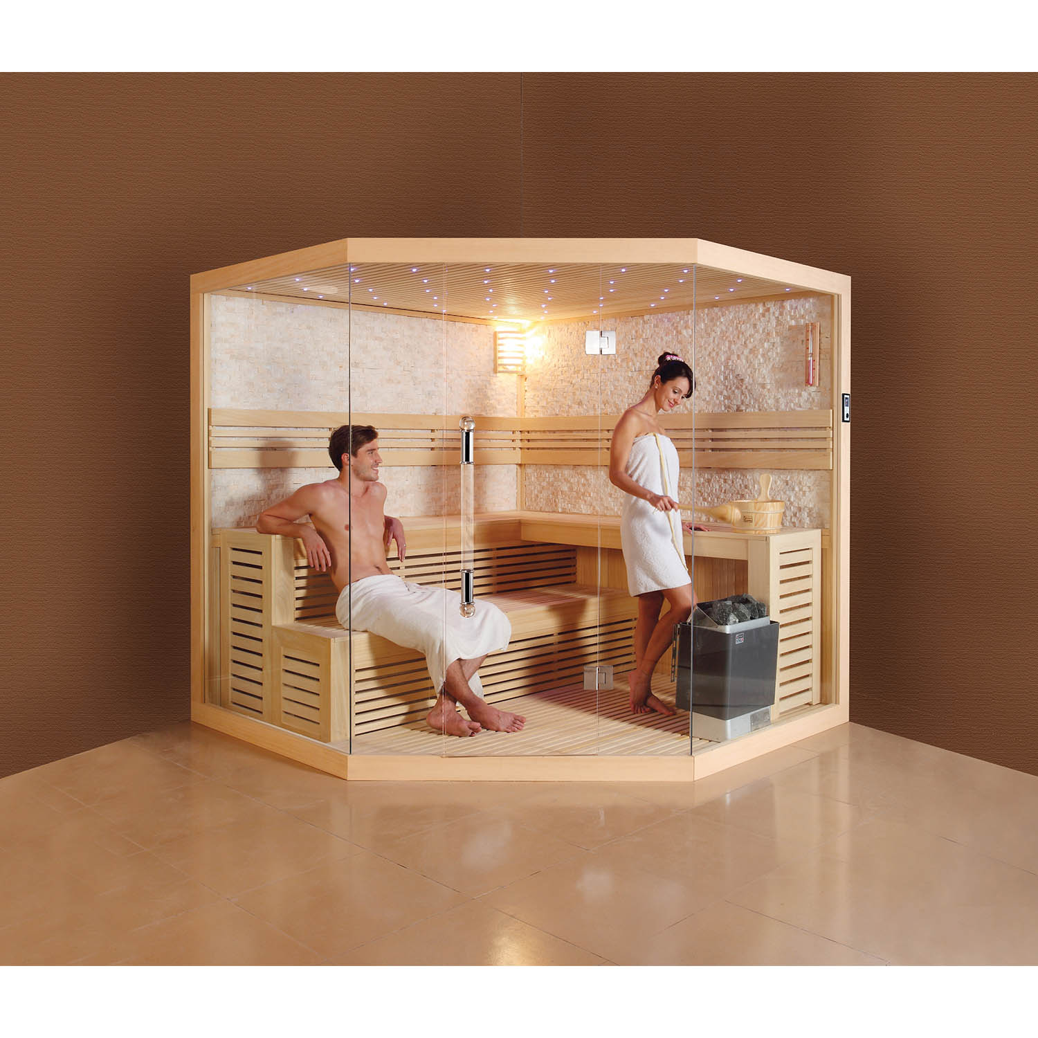 wooden residential steam sauna room WS-1101