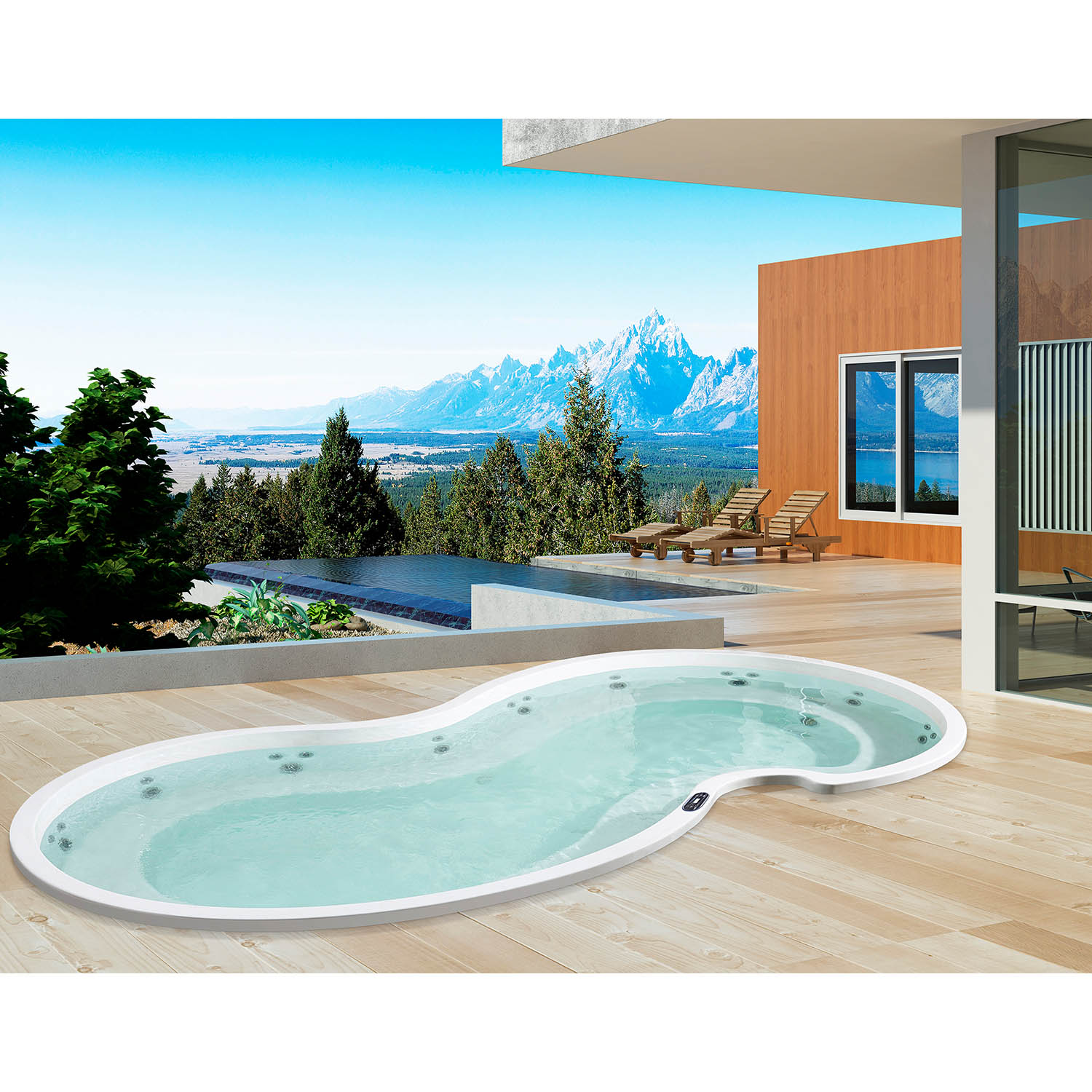 6meter swim spa pool family hydrotherapy swim spa WS-PC06CH