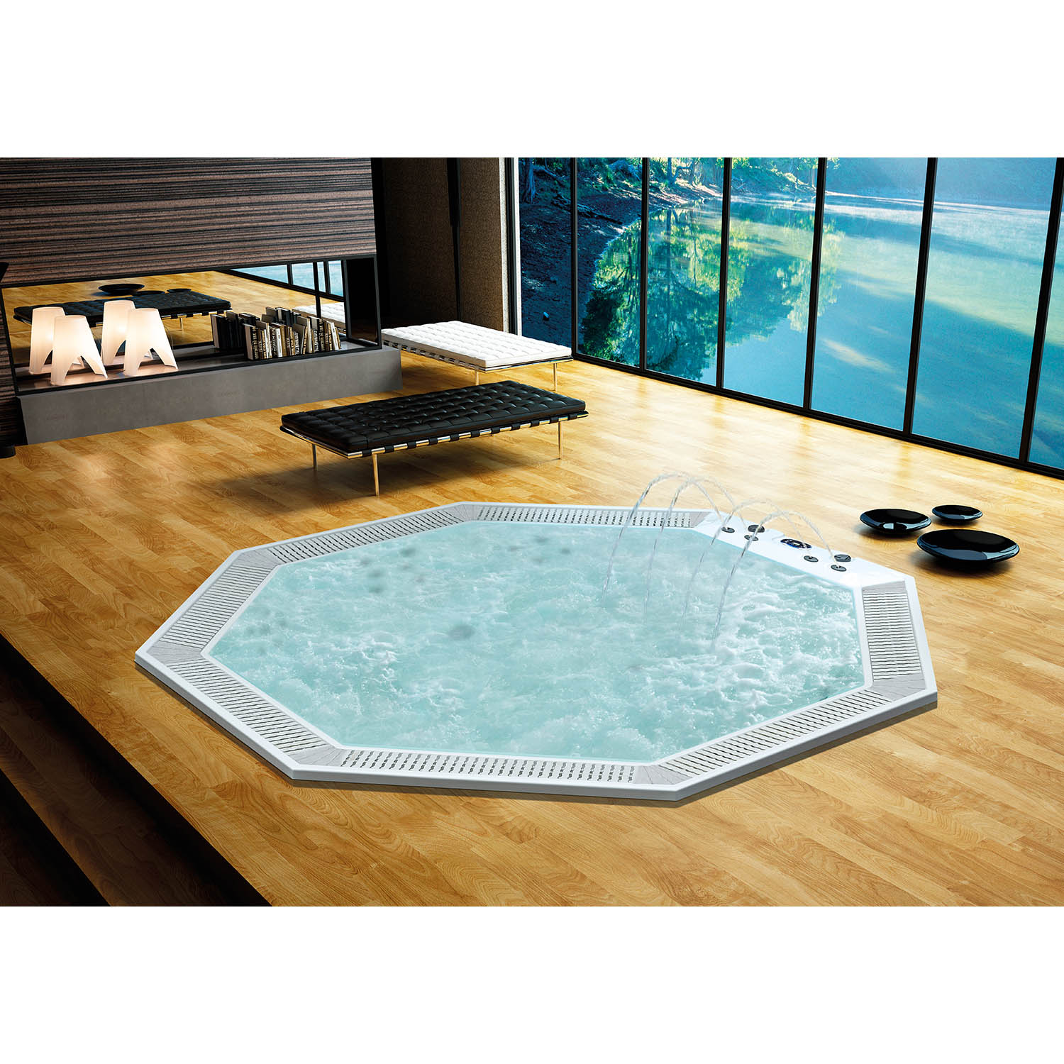 swim tub inground hydropool swim spa WS-PC03