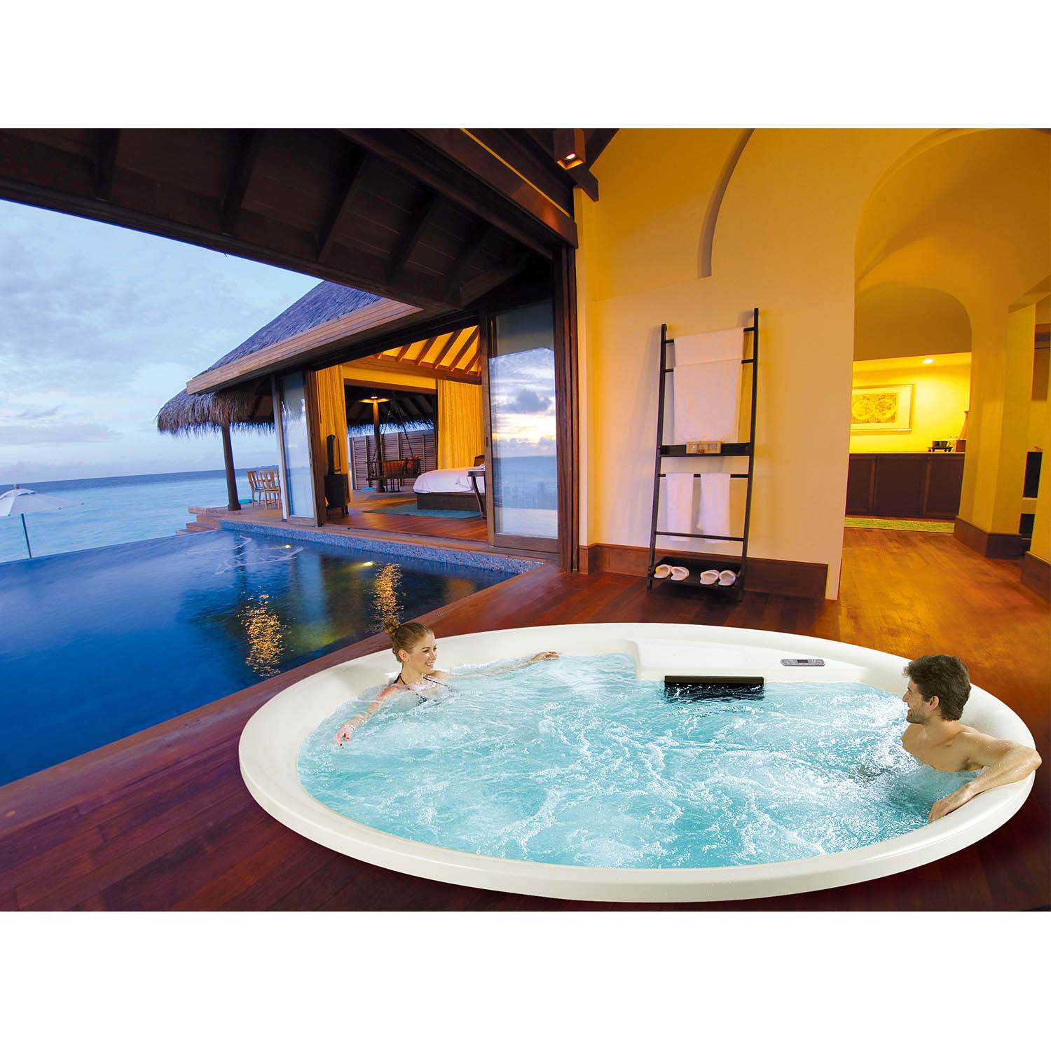 plunge pool round swim spa inground spa pool WS-PC01