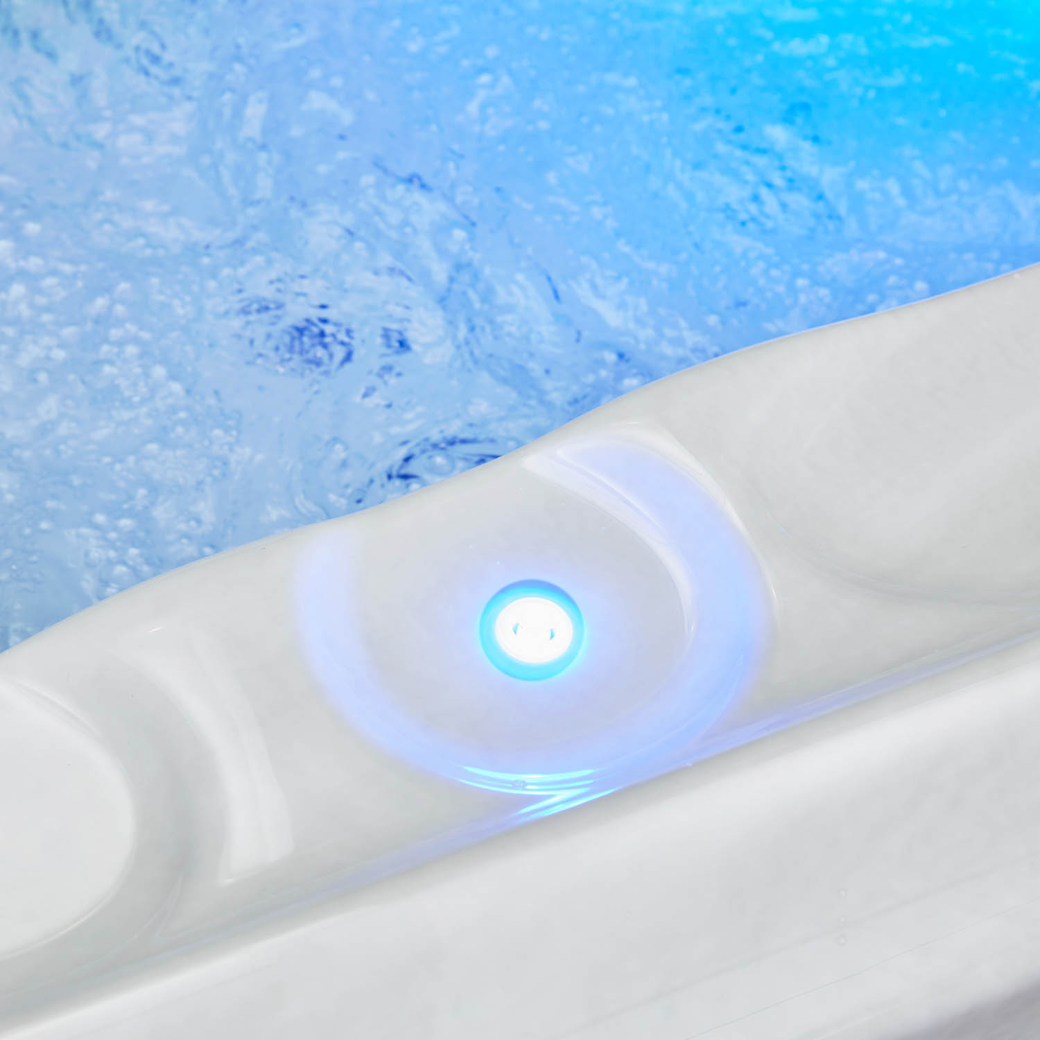 5 person luxury spa colorful light hottub spa WS-691
