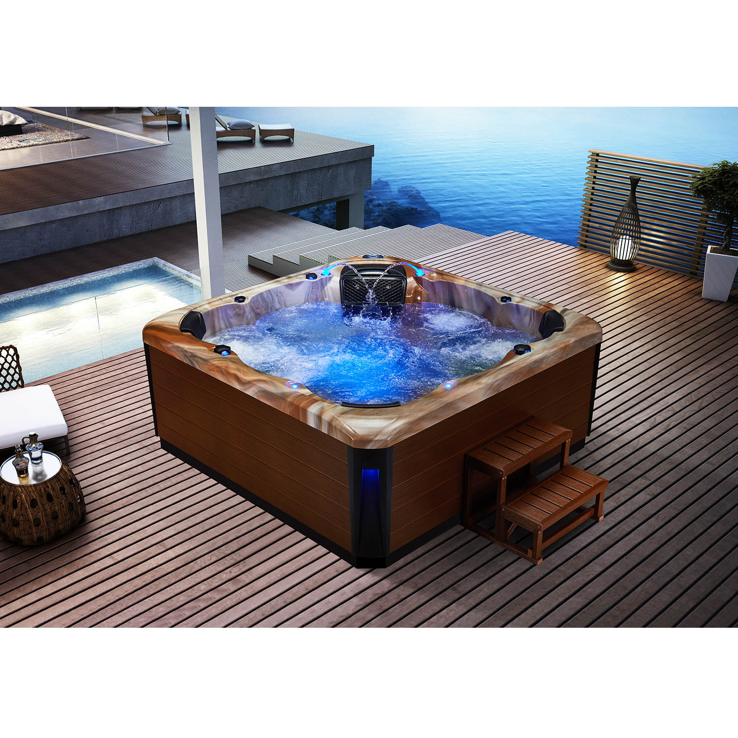7 person luxury spa pool upscale spa WS-694