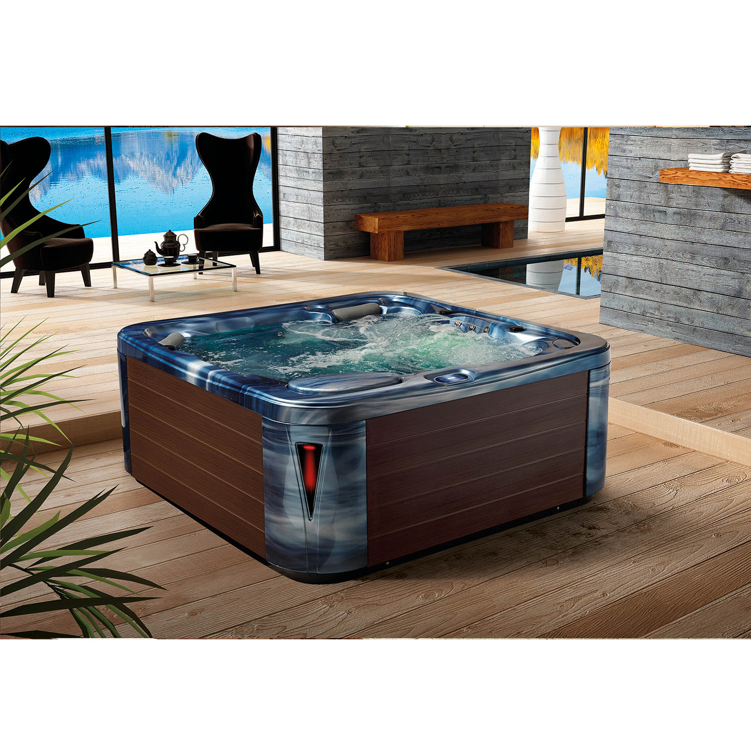 4 person afforable whirlpool spa private hot tubs WS-596E