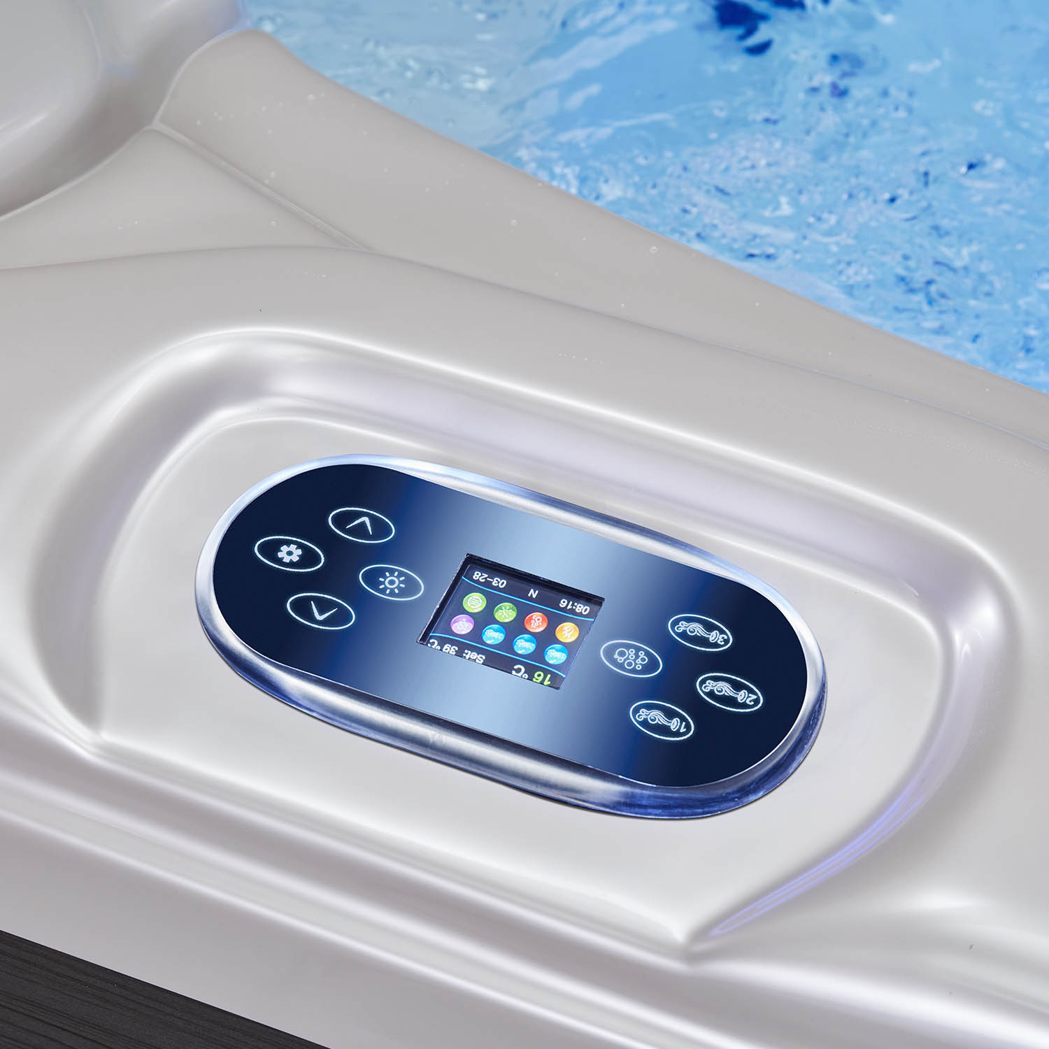 4 person garden hottub spa acrylic spa tub WS-596