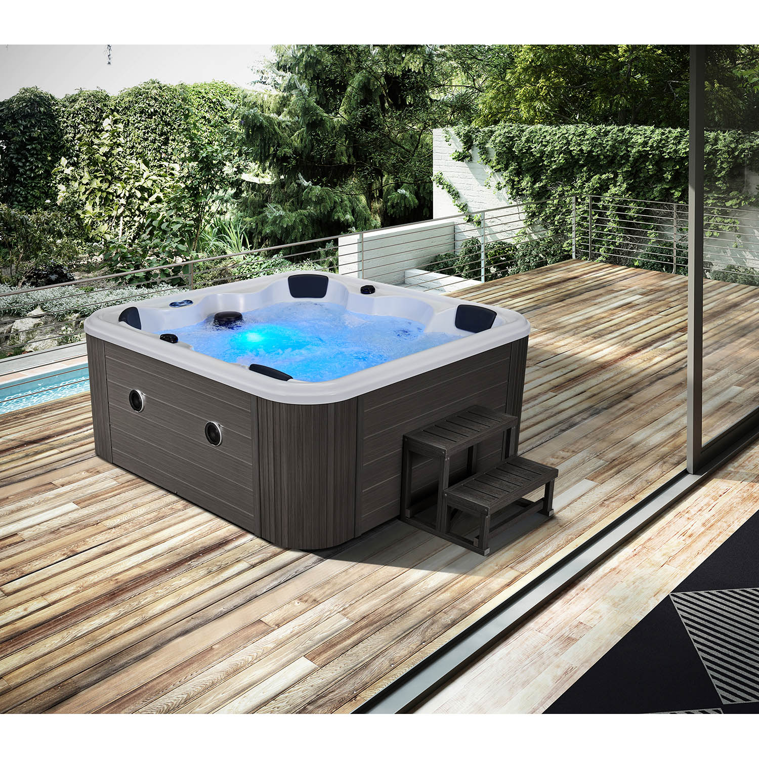6 person heating system spa tub luxurious massage and spa WS-092C