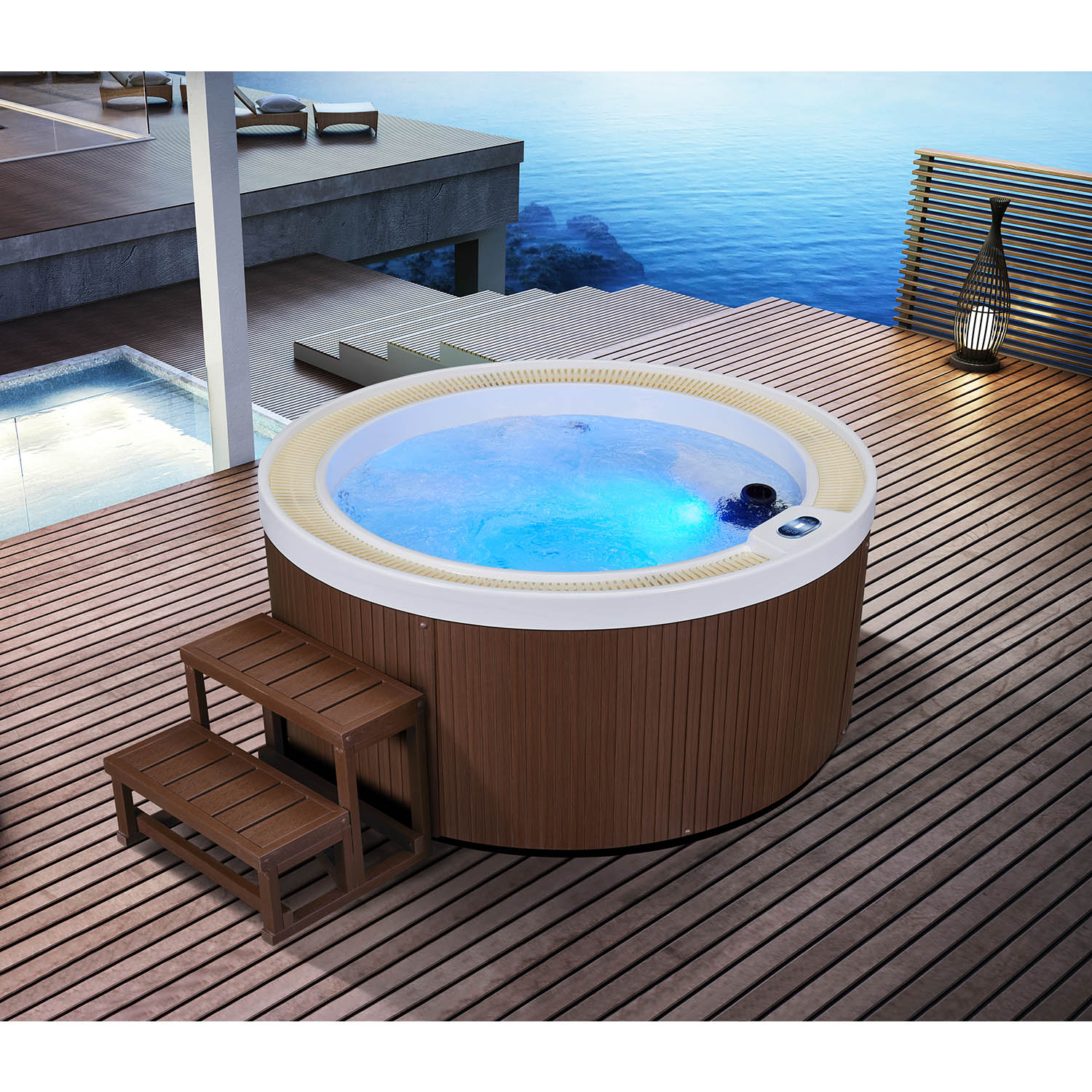 4 person luxury foot spa hot sale outdoor spa WS-096