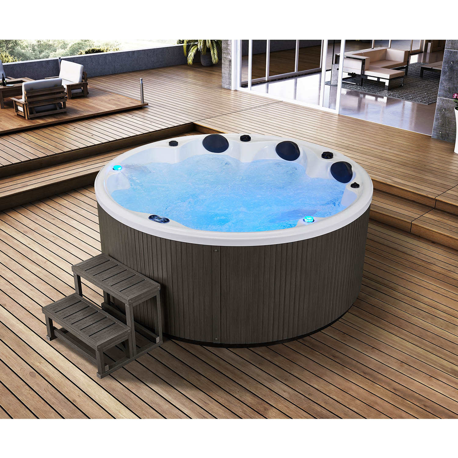 8 person luxury massage bathtub spa high end spa WS-097
