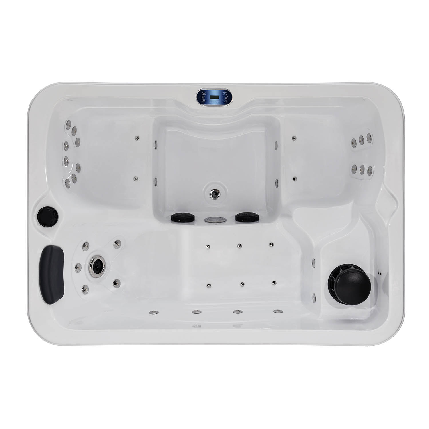 3 person luxury day spa whirlpool massage hot tubs WS-098