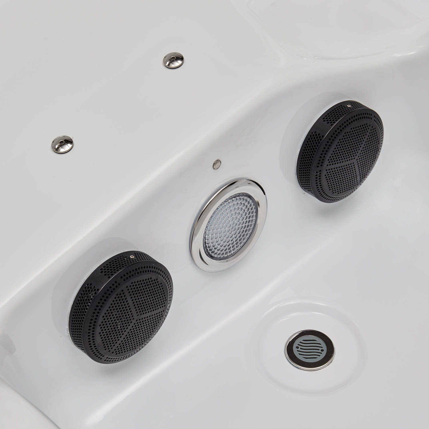 3 person luxury day spa whirlpool massage hot tubs WS-098