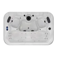 4 personnes afforable bain à remous jardin spa WS-099