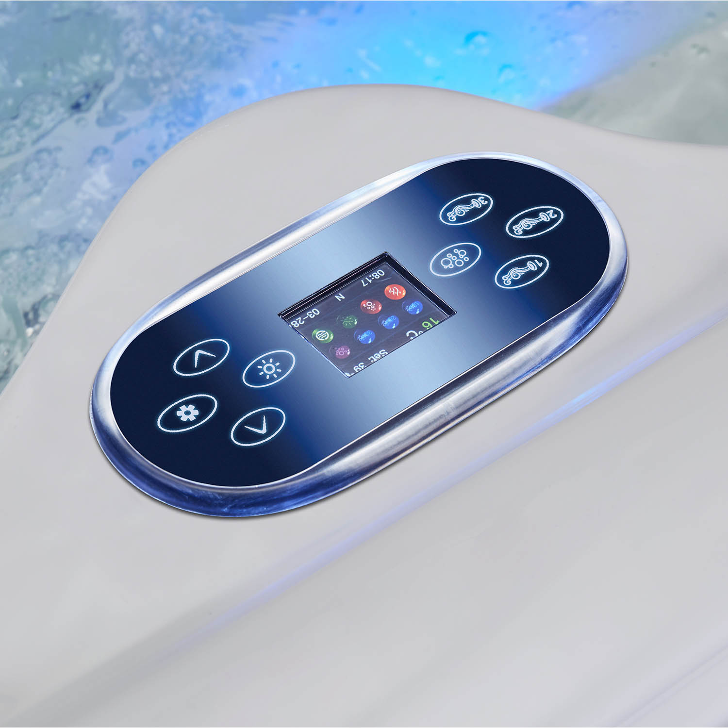 6 person onground massage bathtub luxury beauty spa tub WS-194