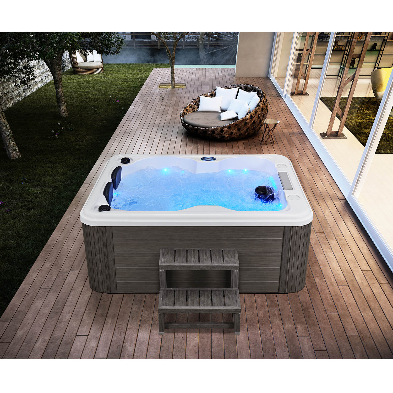 4 person luxury massage hot tubs high end spa WS-292