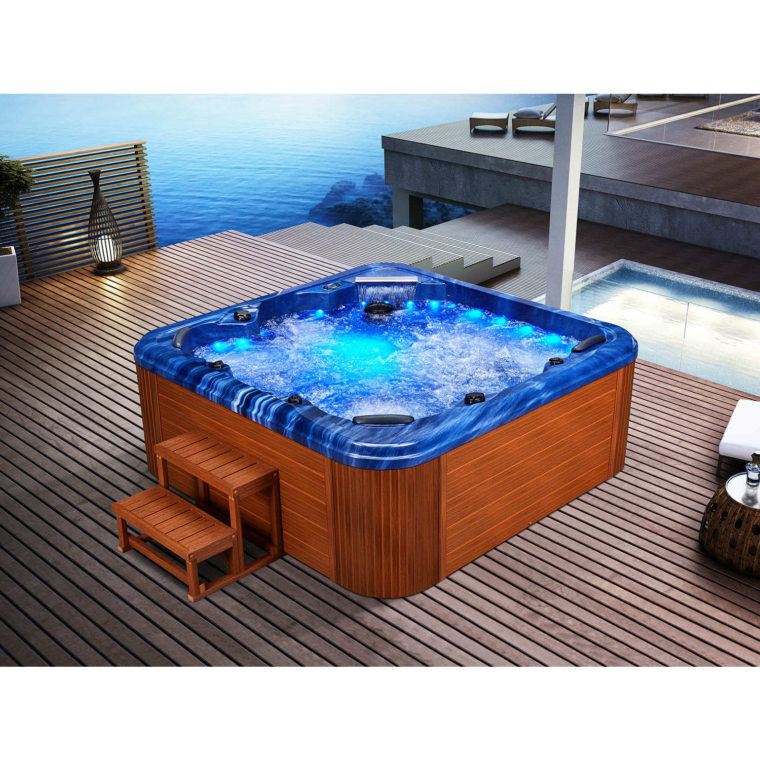 6 person luxury wellness spa outdoor spa WS-298