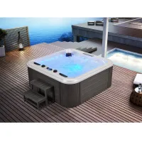 5 personnes jardin bain à remous spa baignoire de massage au sol WS-296