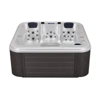 5 personnes jardin bain à remous spa baignoire de massage au sol WS-296