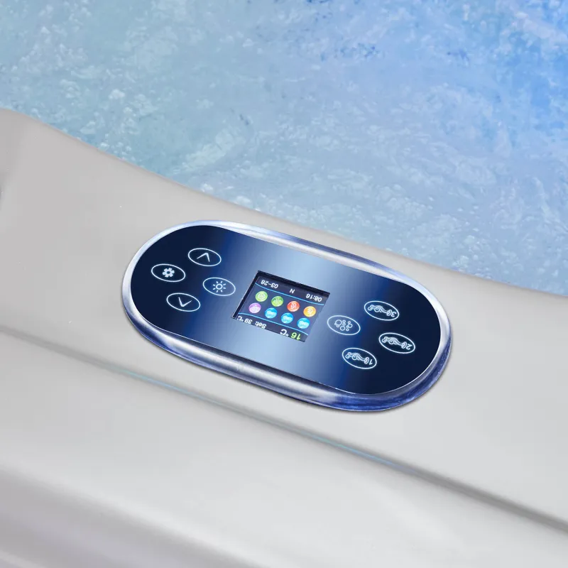 5 personnes jardin bain à remous spa baignoire de massage au sol WS-296