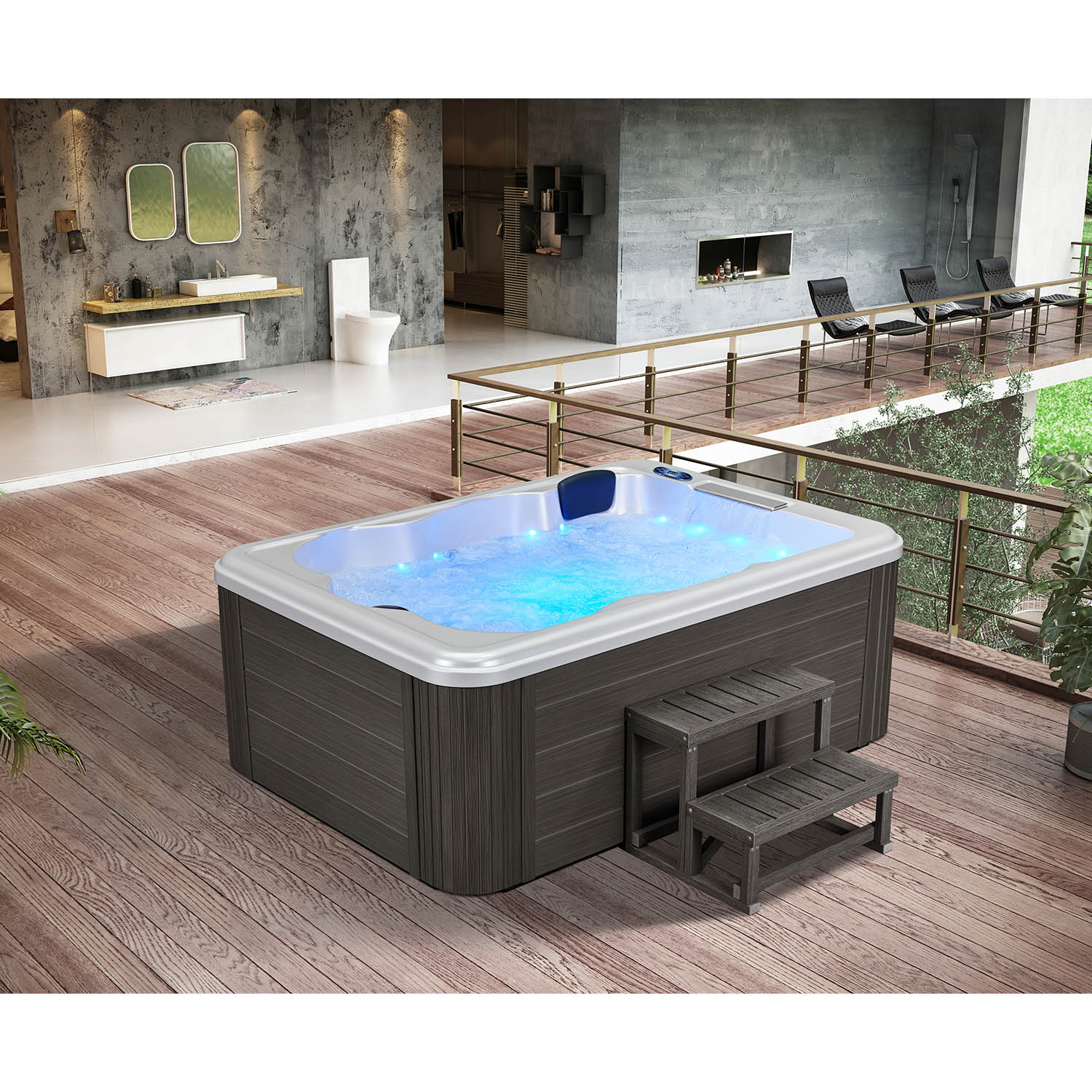 5 person luxury massage hot tubs upscale spa WS-294